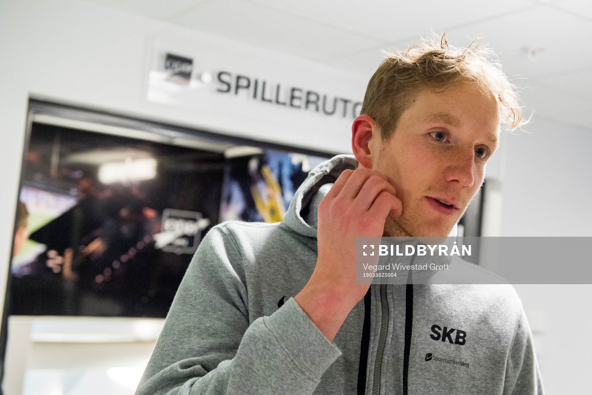 Goalkeeper Eirik Holmen Johansen of Brann