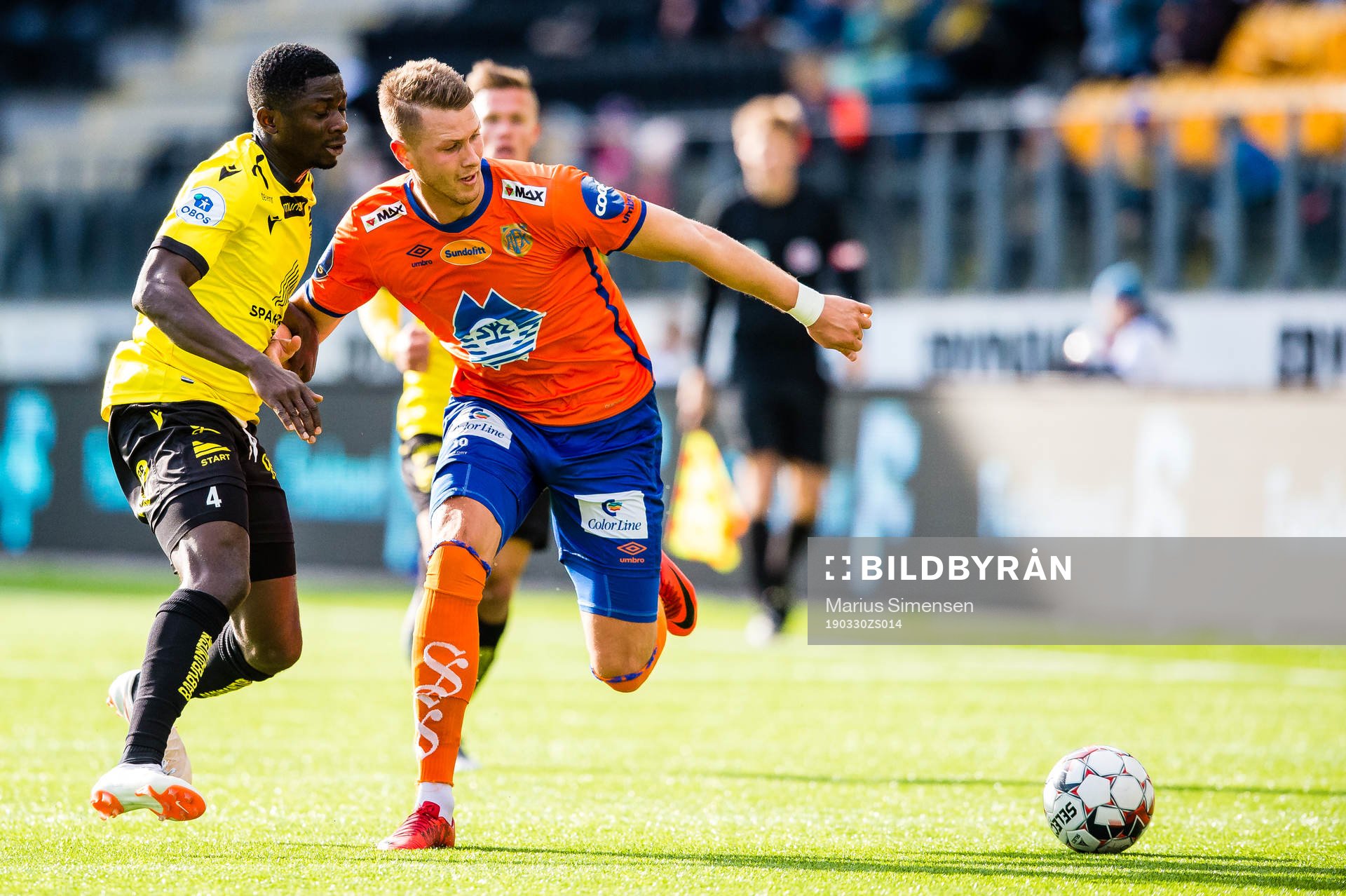 Afeez Olalekan Aremu of Start and Holmbert Aron Briem