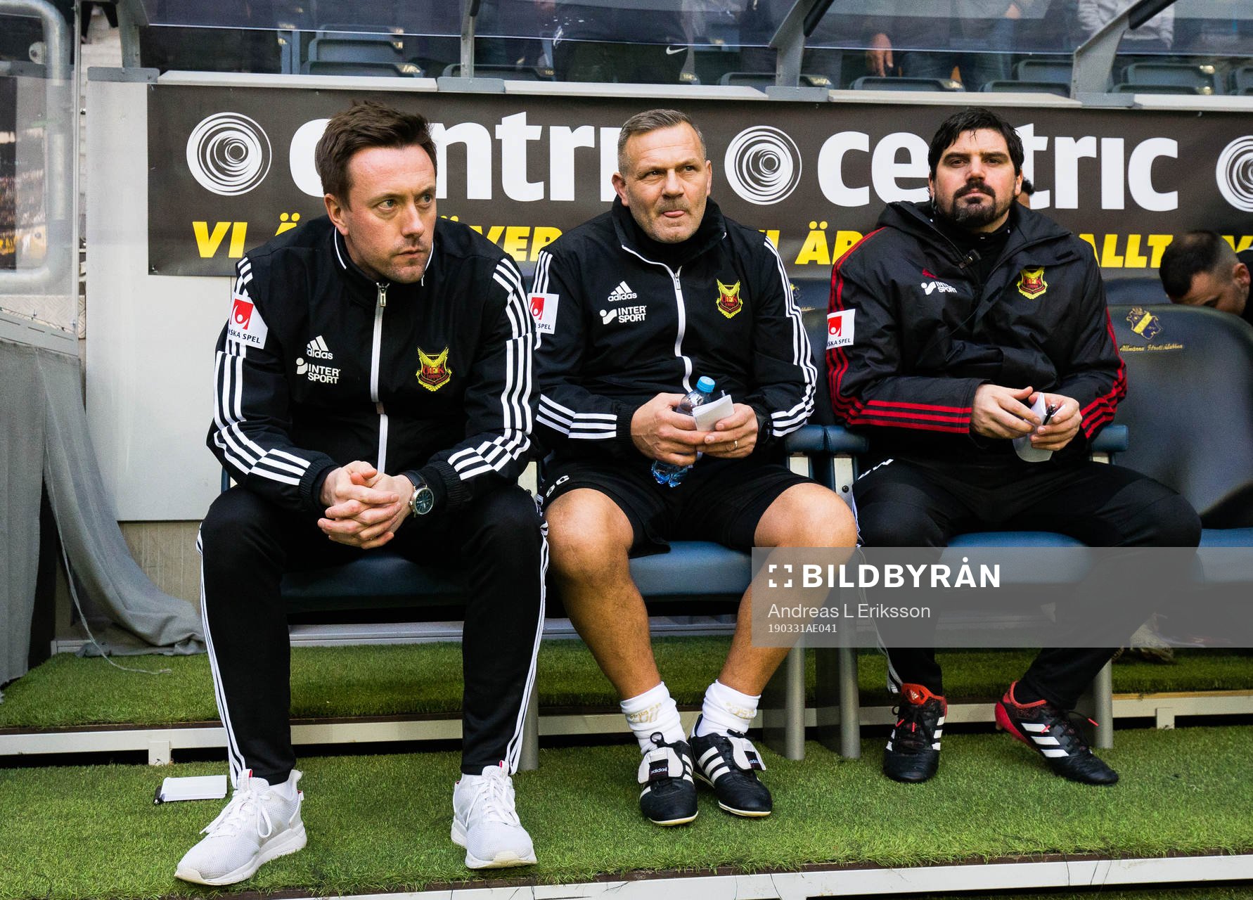 Östersunds tränare Ian Burchnall, assisterande tränare