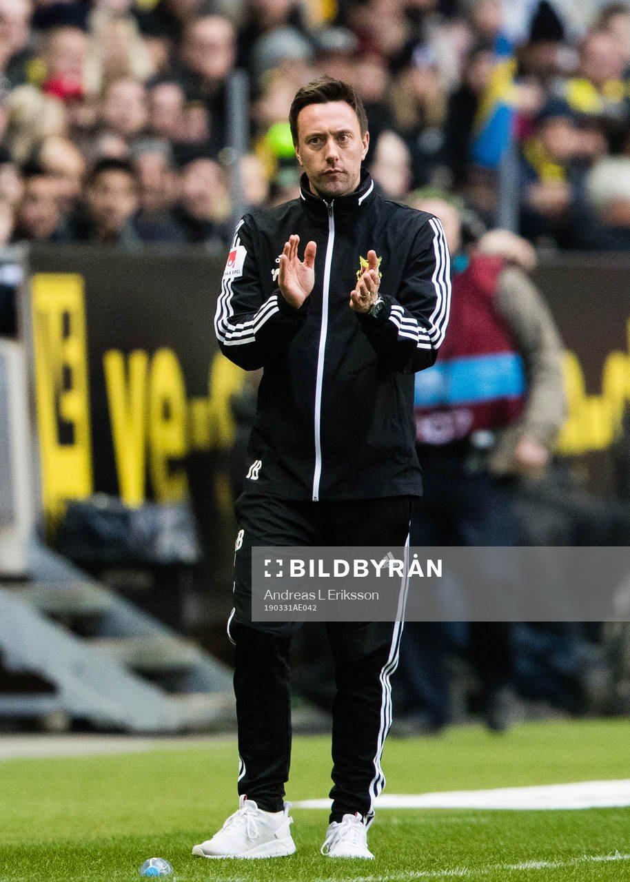 Östersunds tränare Ian Burchnall