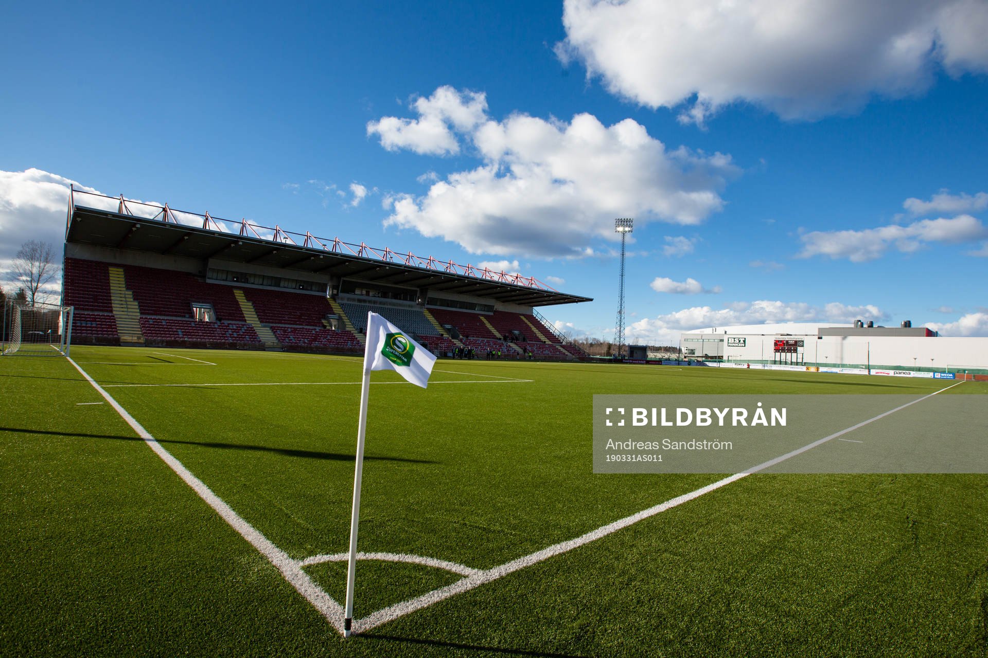 Generell vy Södertälje fotbollsarena