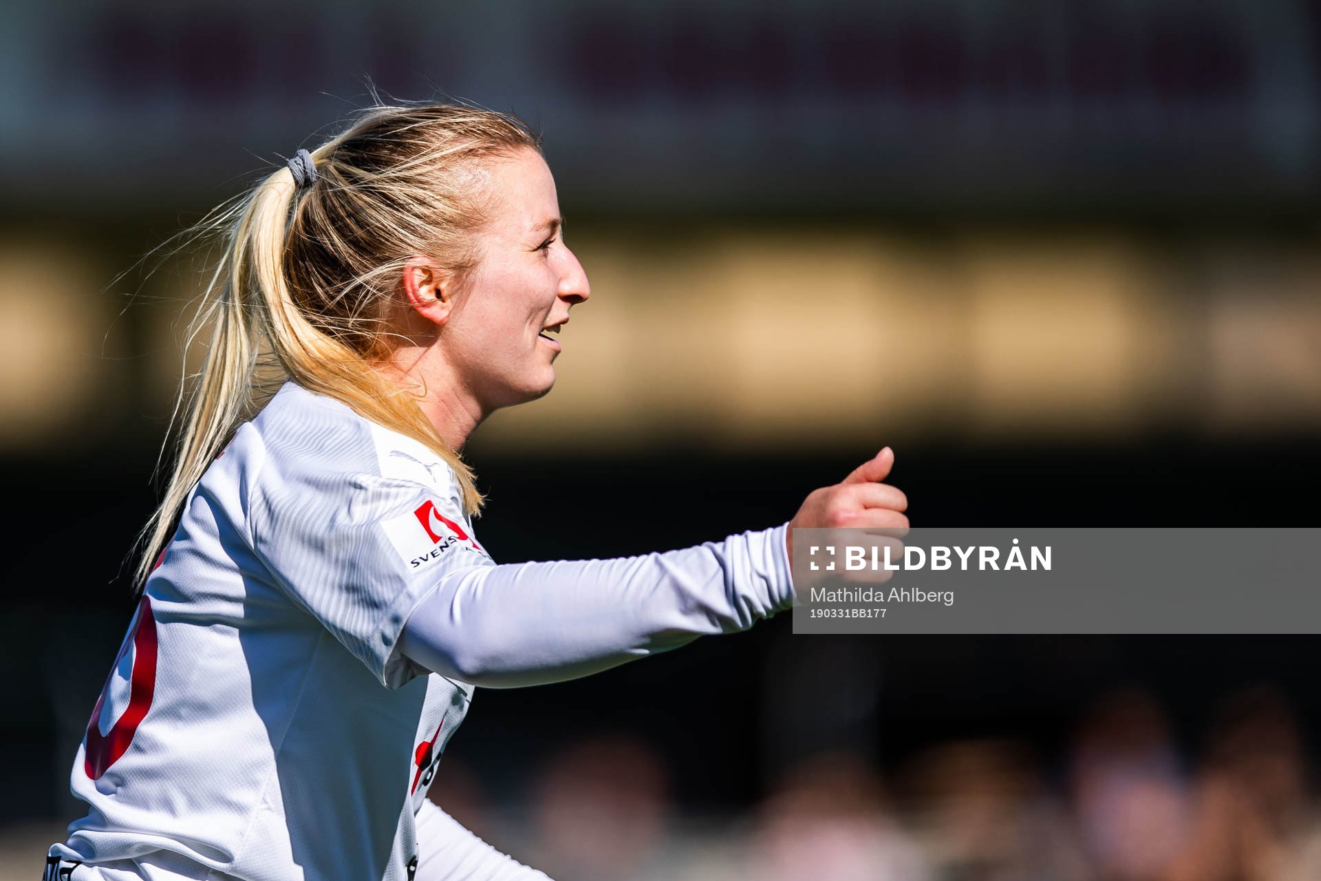 Rosengårds Hailie Mace jublar
