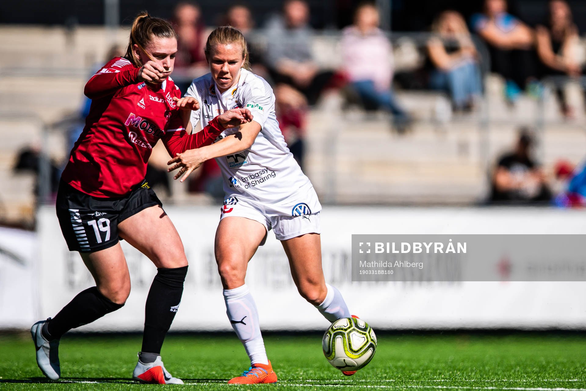 Limhamn Bunkeflos Rebecka Persson och Rosengårds Jessica