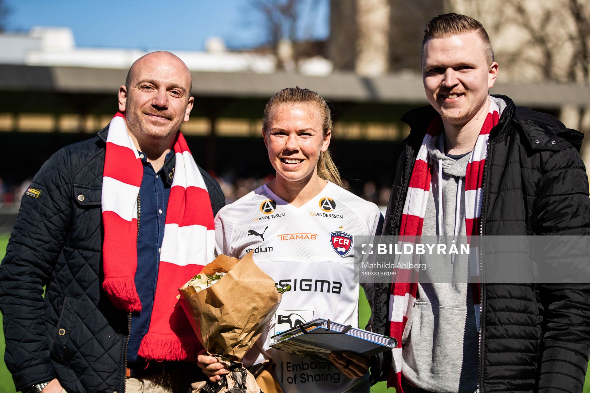 Rosengårds Jessica Samuelsson uppmärksammas av Arsenal