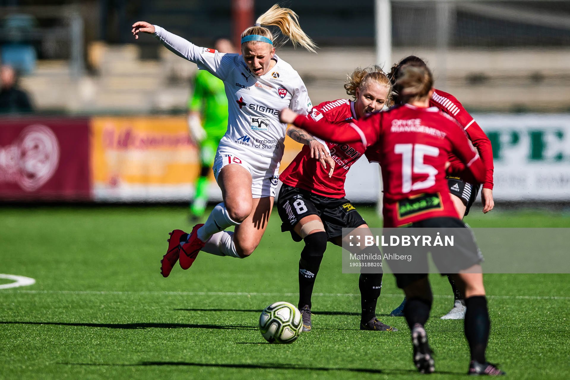 Rosengårds Hailie Mace och Limhamn Bunkeflos Natalie Hoff