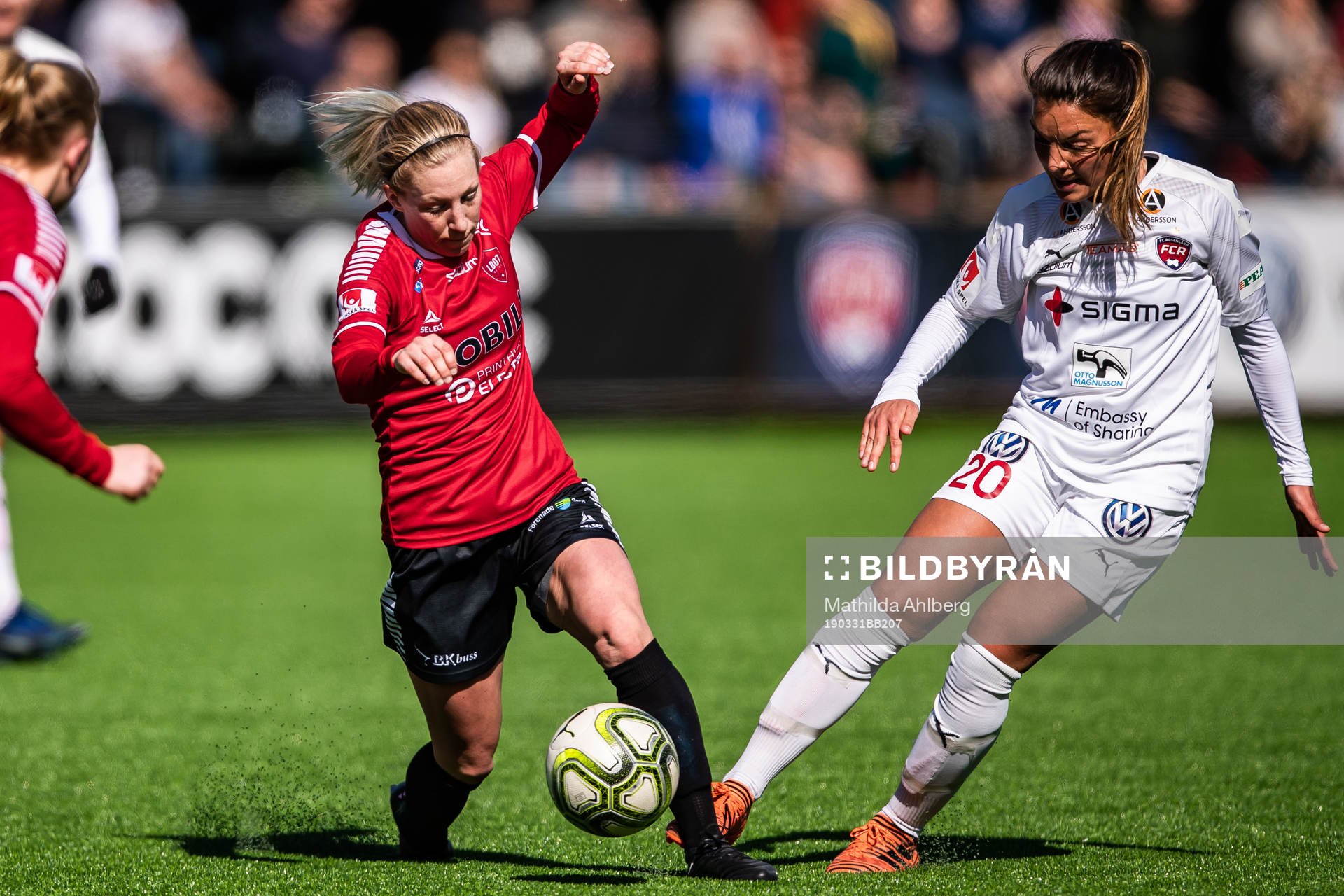 Limhamn Bunkeflos Mia Persson och Rosengårds Johanna