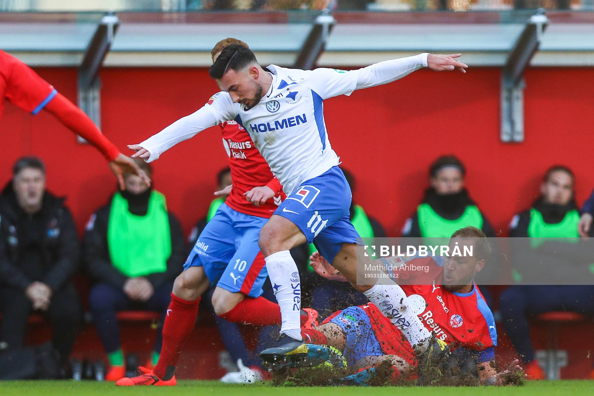 IFK Norrköpings Sead Haksabanovic och Helsingborgs Andreas