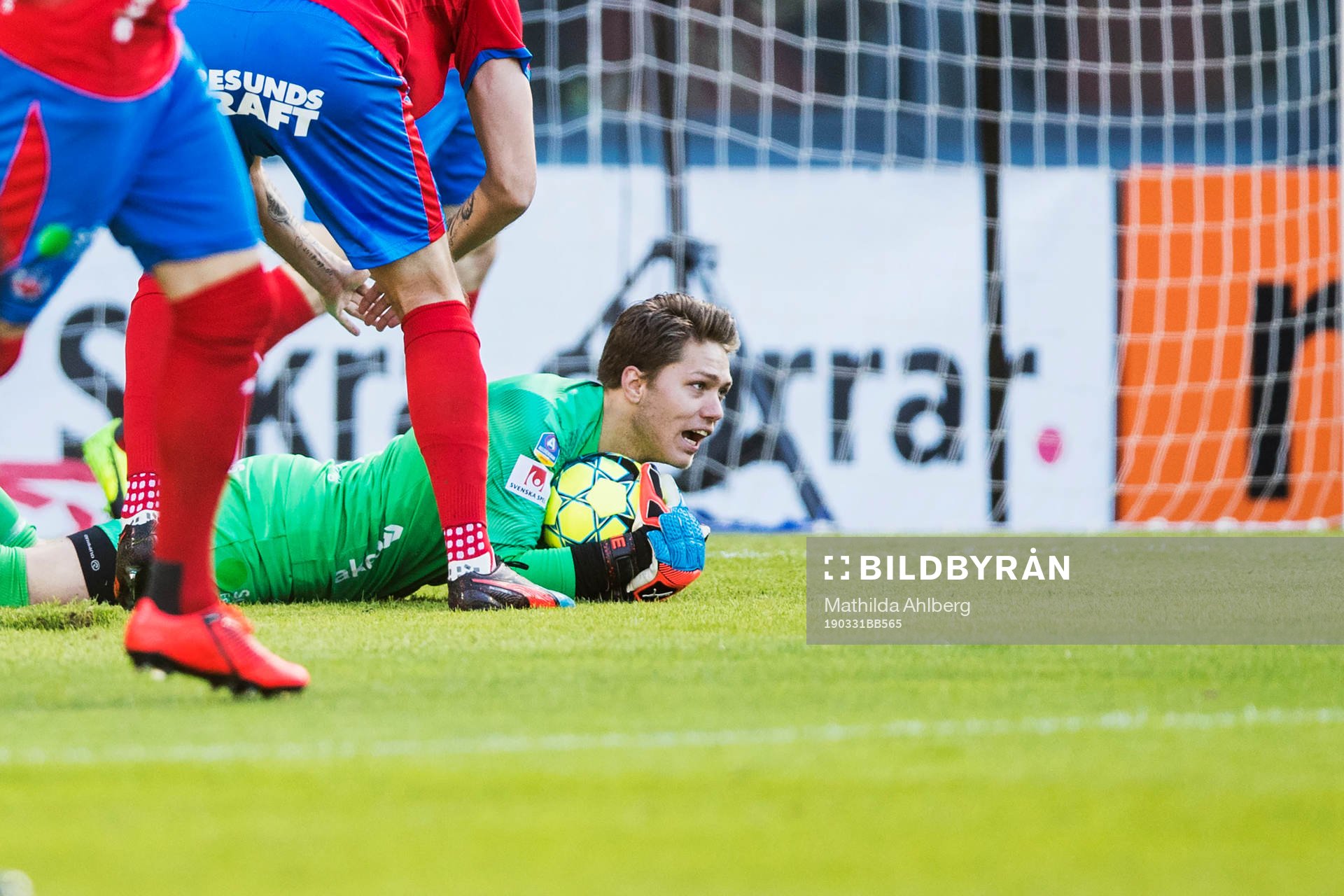 Helsingborgs målvakt Kalle Joelsson