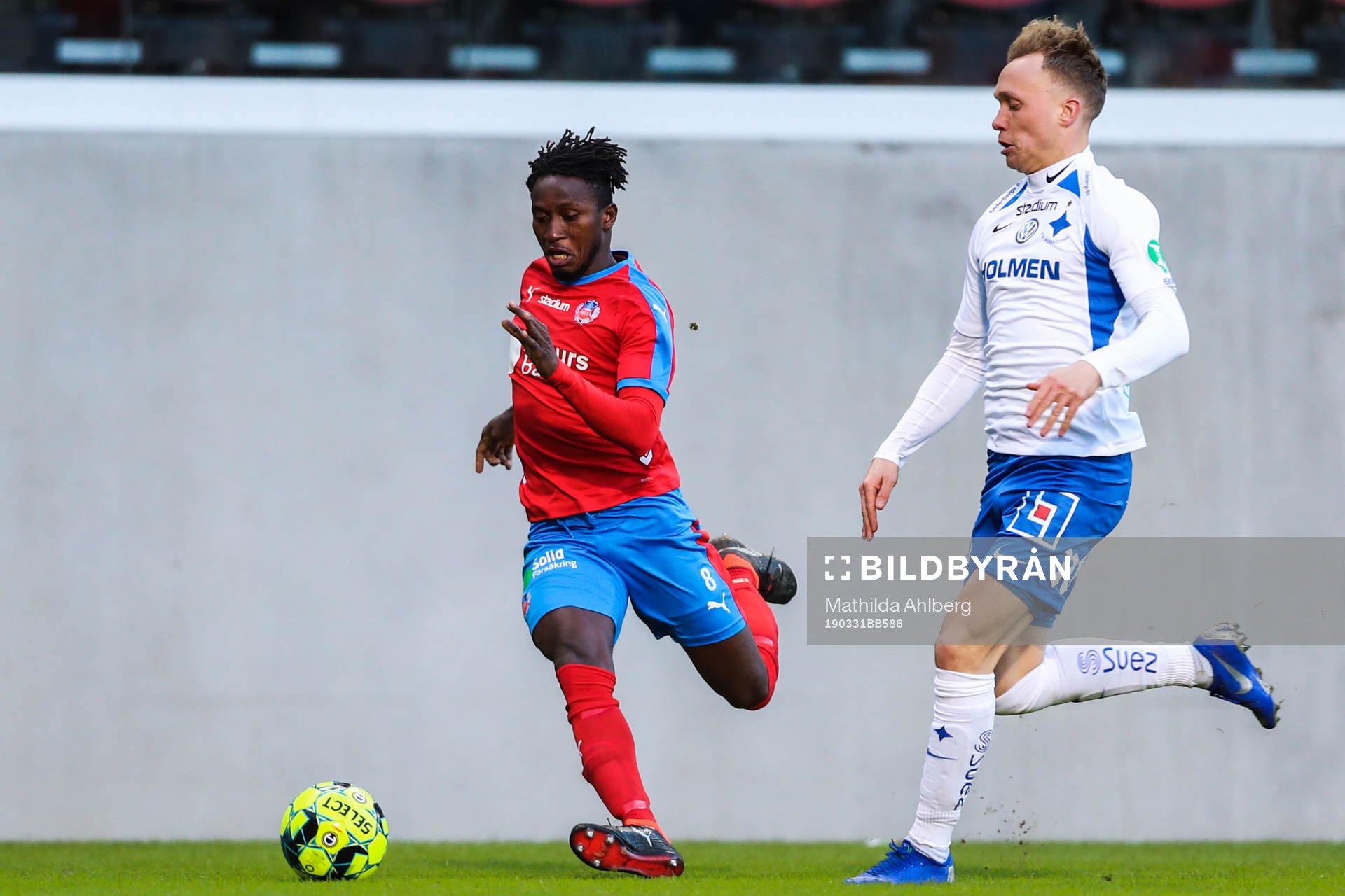Helsingborgs Mamudu Moro och IFK Norrköpings Gudmundur