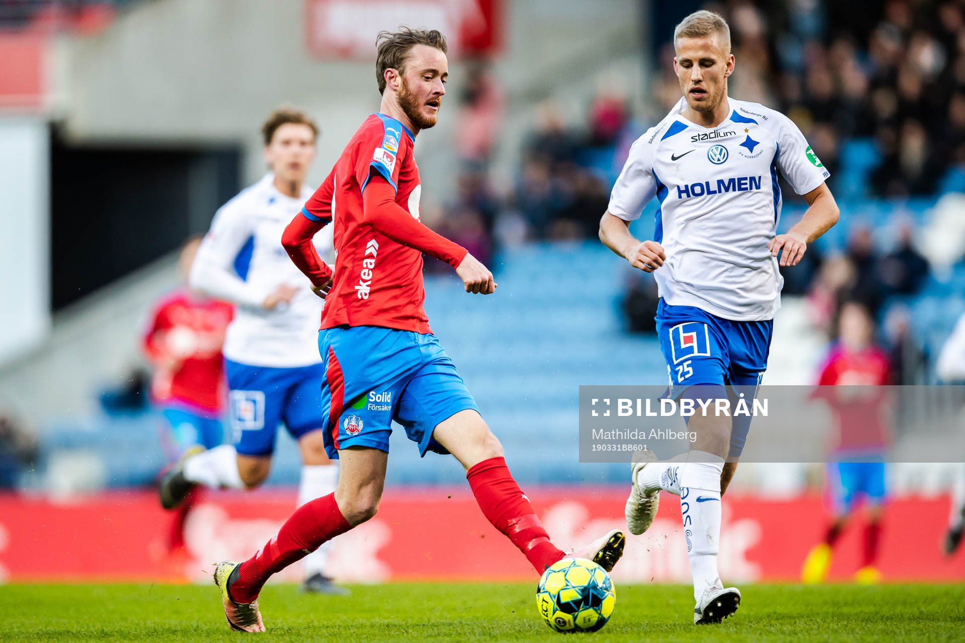 Helsingborgs Rasmus Jönsson och IFK Norrköpings Filip
