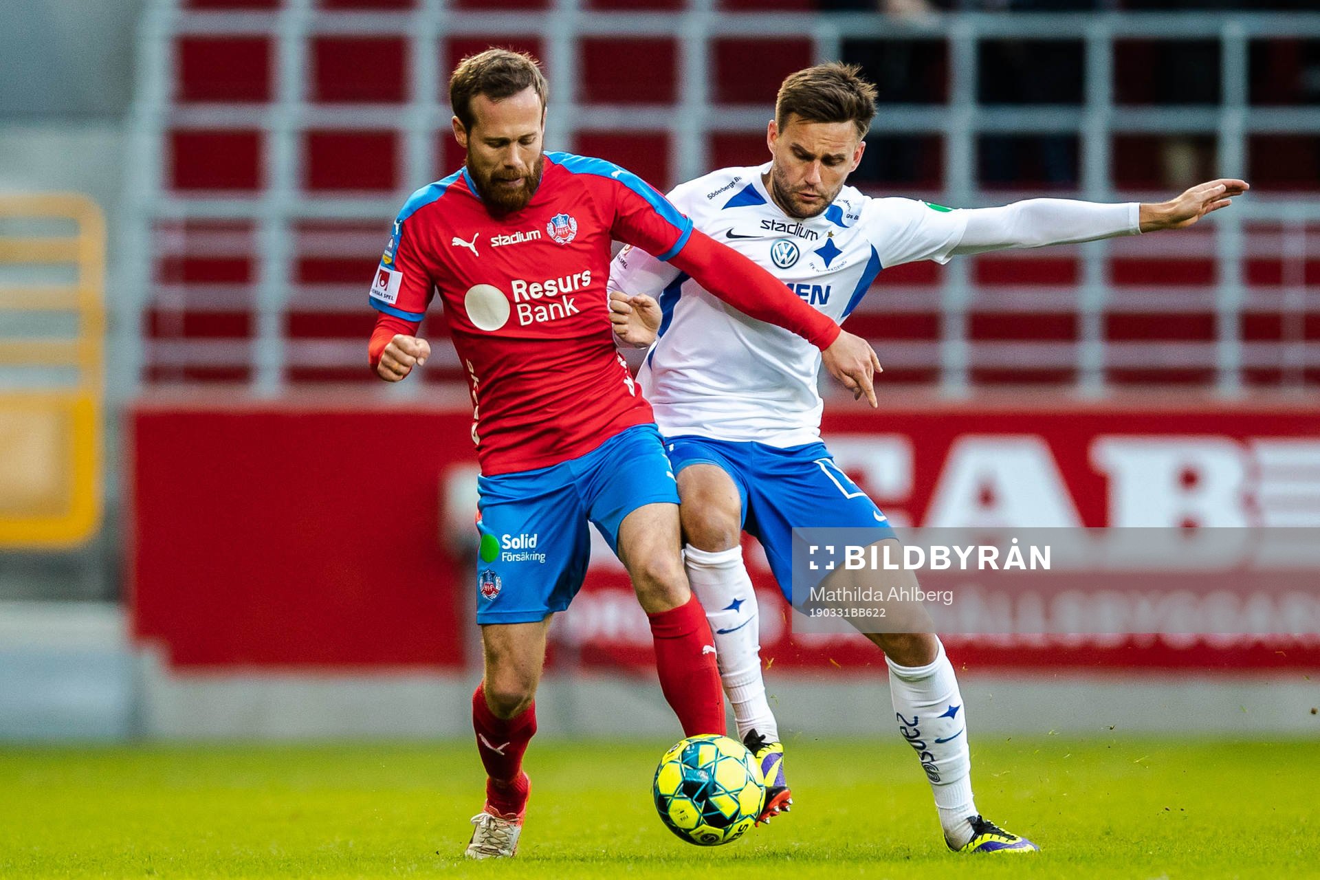 Helsingborgs Anders Randrup och IFK Norrköpings Johannes