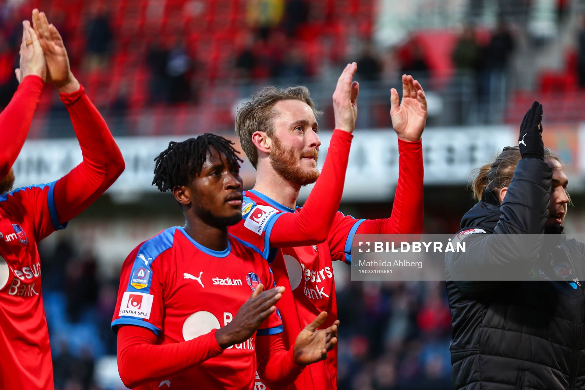 Helsingborgs Rasmus Jönsson jublar