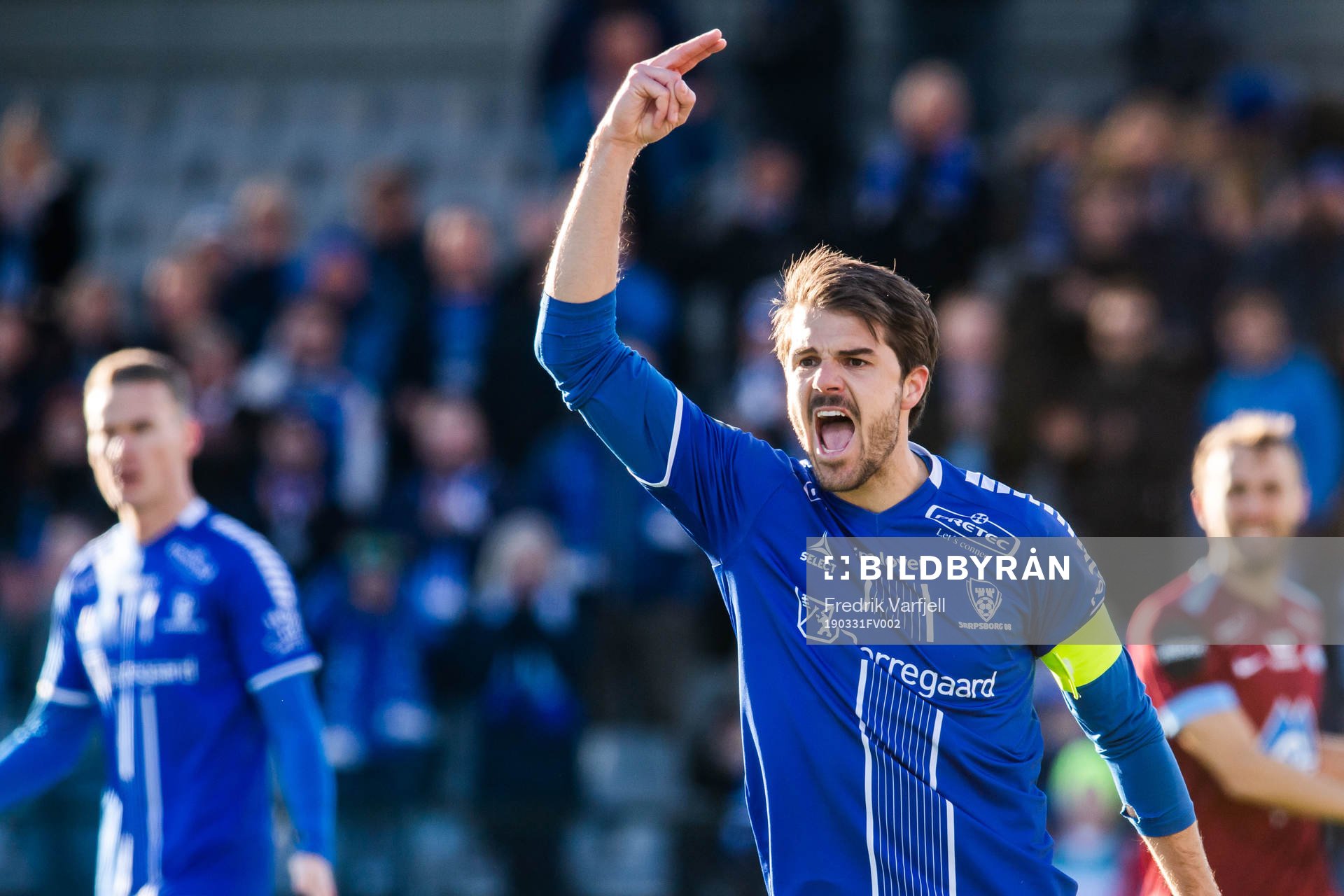 Joachim Thomassen of Sarpsborg 08 reacts
