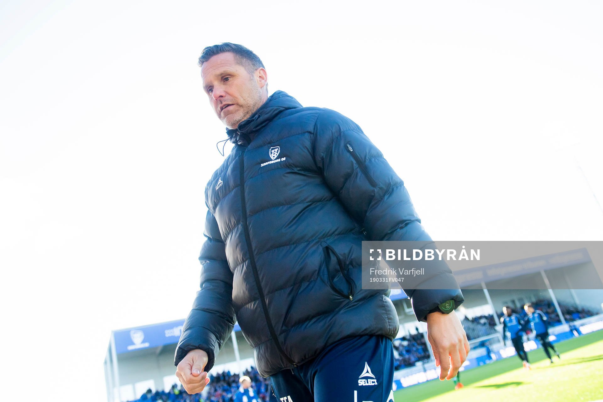 Tom Freddy Aune, assistant coach, ahead of the Eliteserien match between Sarpsborg 08 and Molde on March 31, 2019 in Sarpsborg.