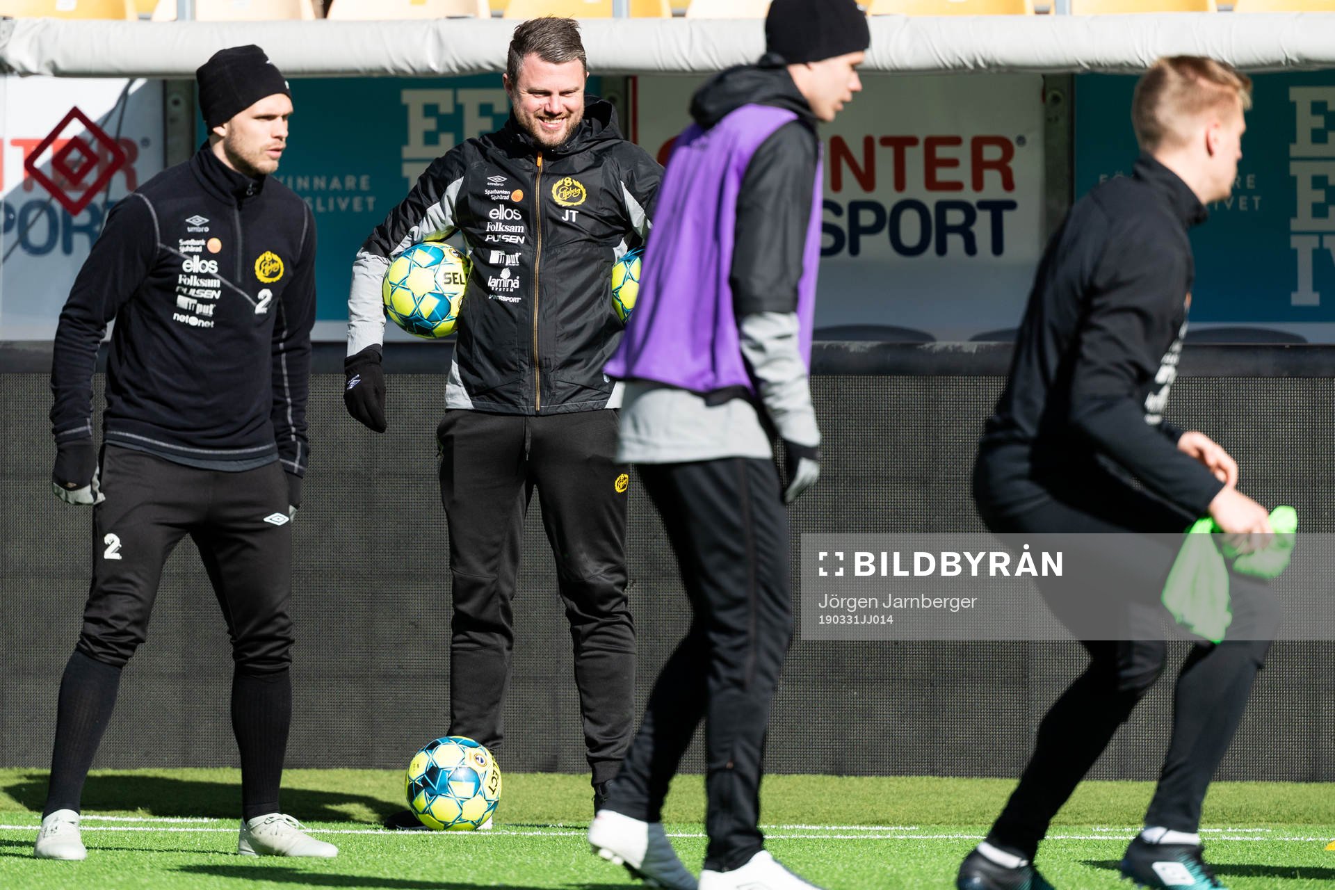 manager Jimmy Thelin och Jesper Manns