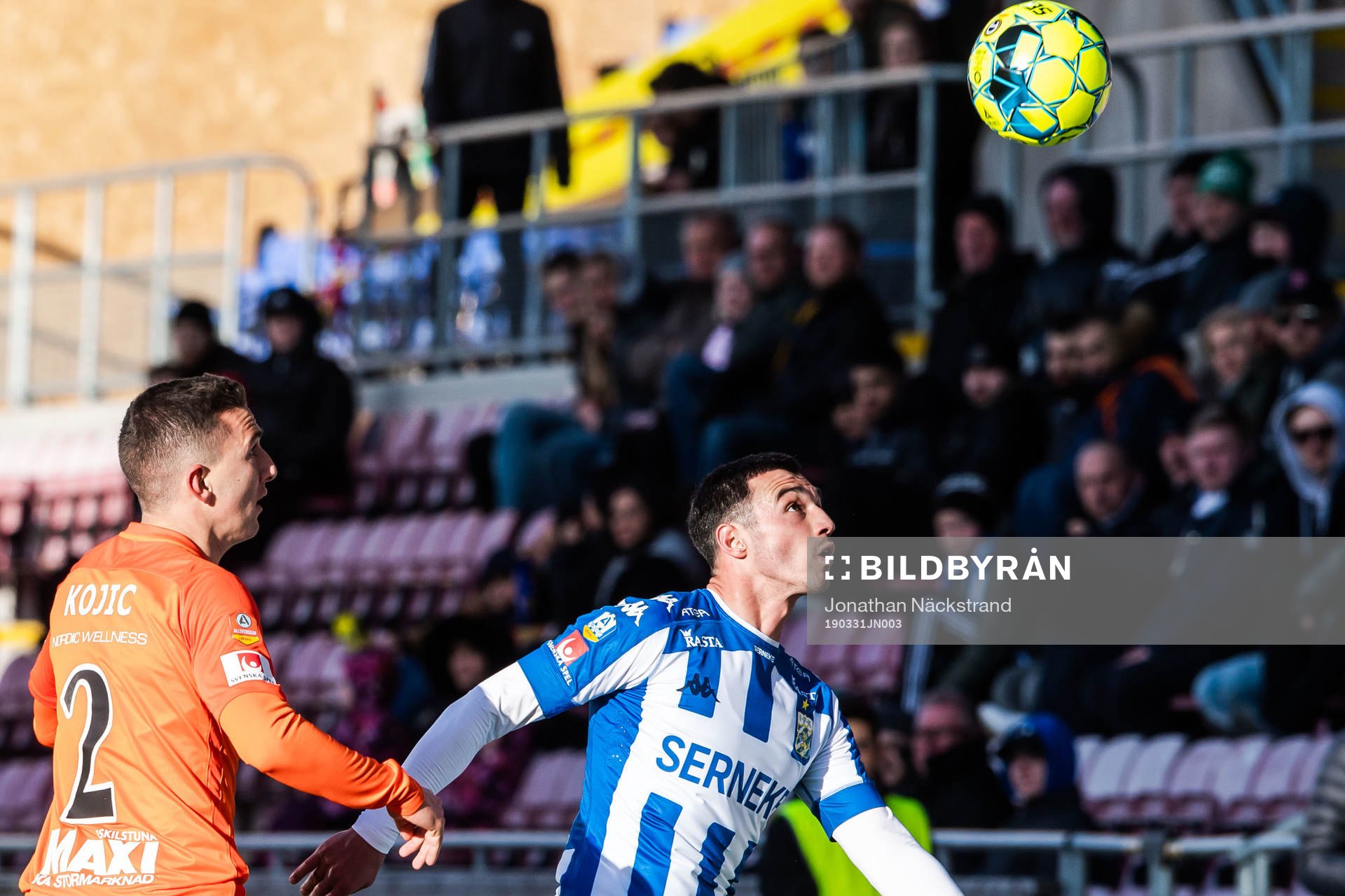 IFK Göteborgs Giorgi Kharaishvili och AFC Eskilstunas