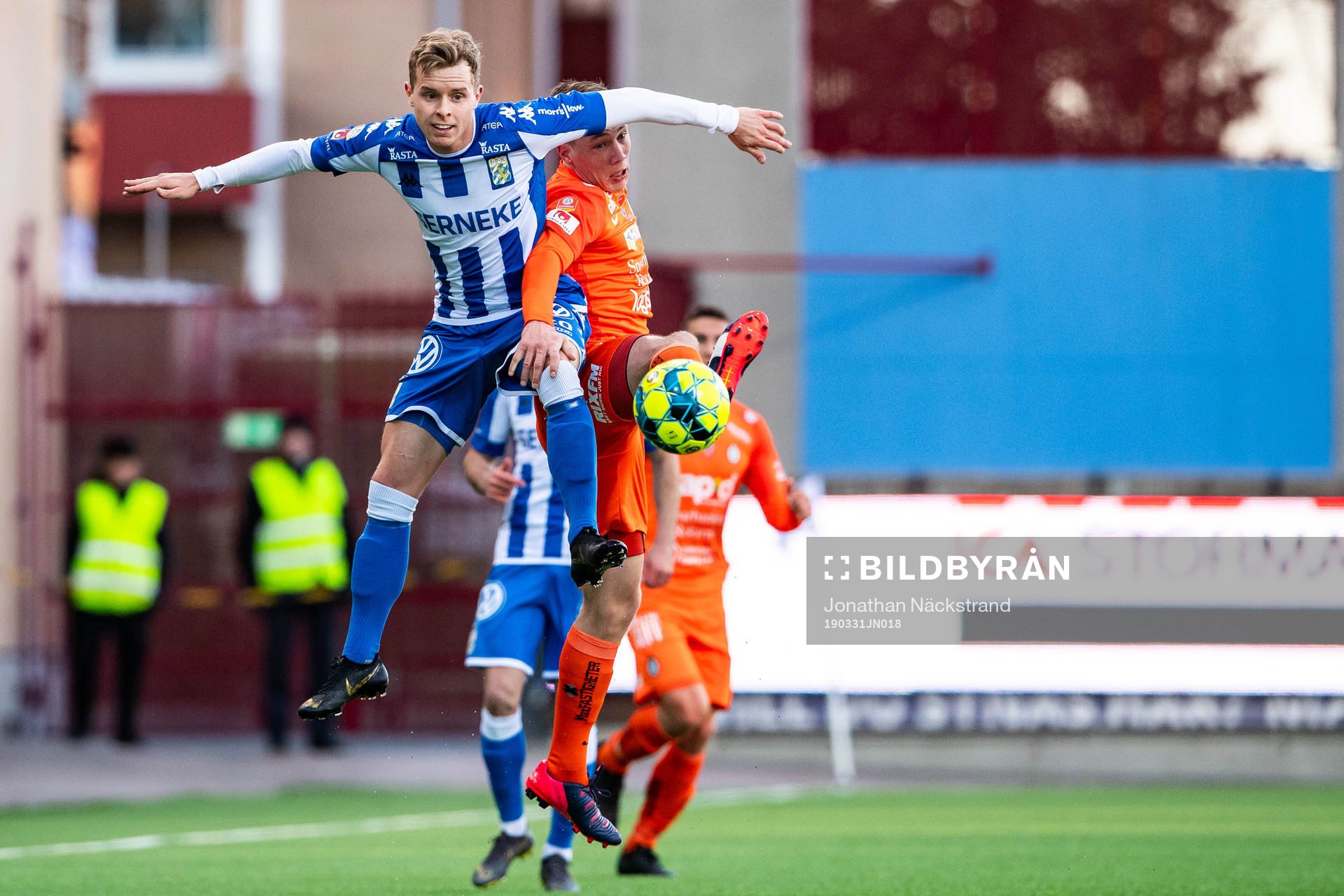 IFK Göteborgs Victor Wernersson och AFC Eskilstunas Gustav