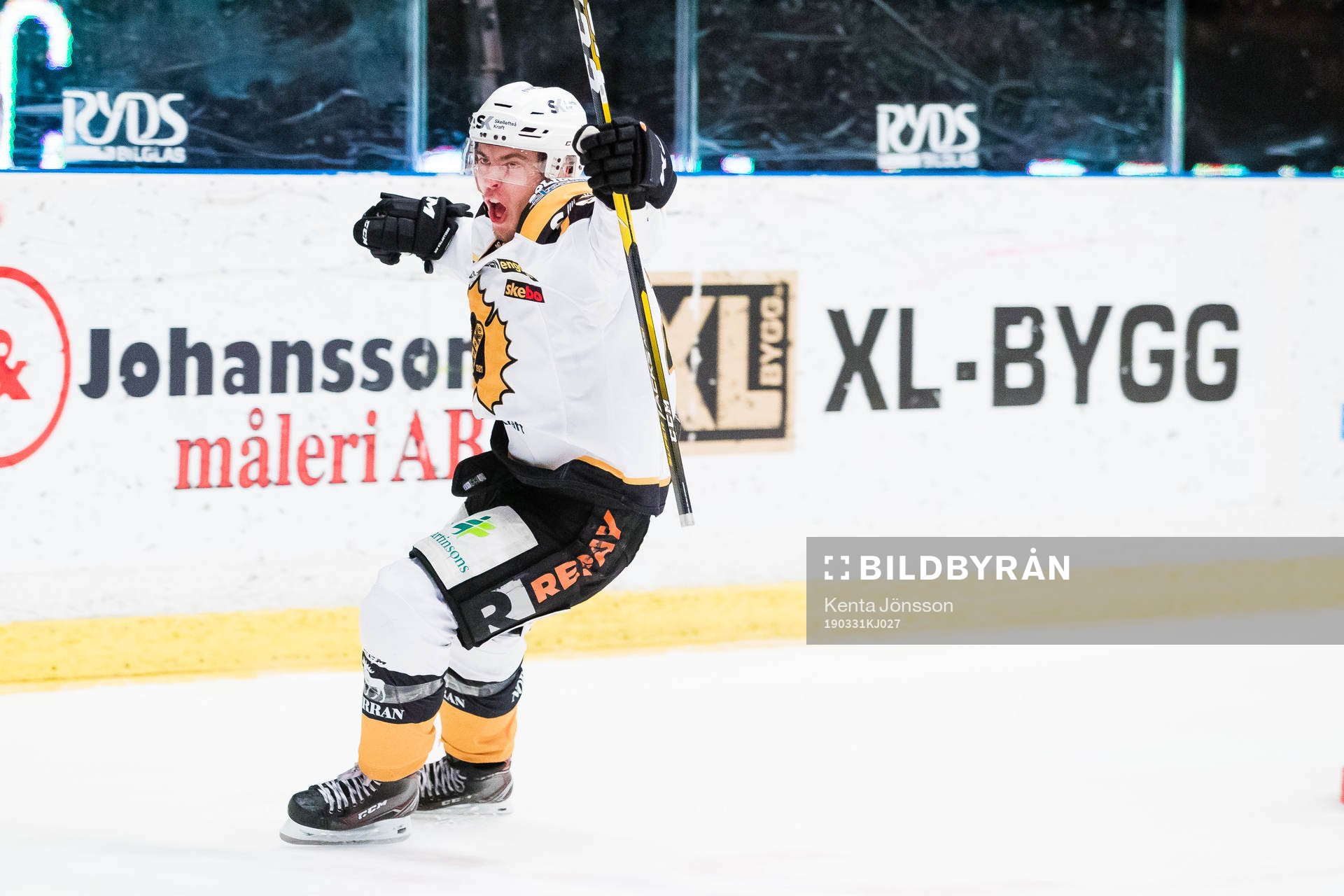 Skellefteås Andreas Wingerli jublar