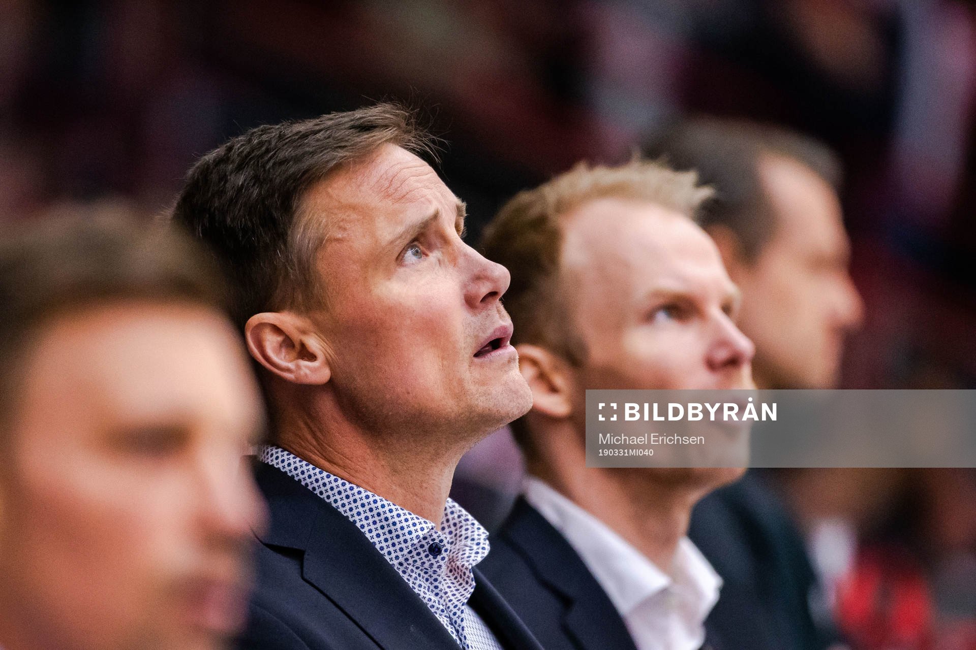 Frölundas tränare Roger Rönnberg och assisterande