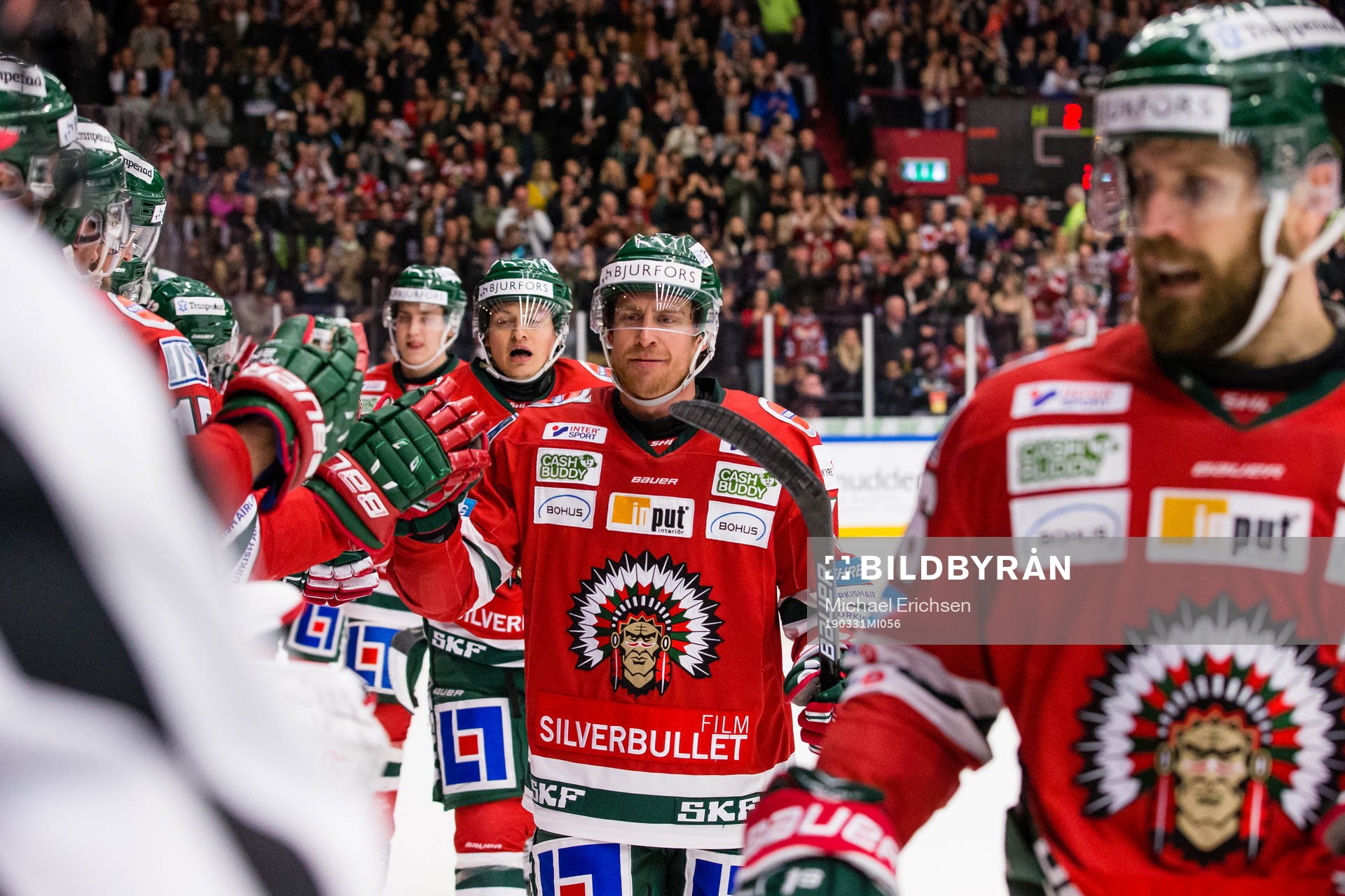 Frölundas Chay Genoway jublar