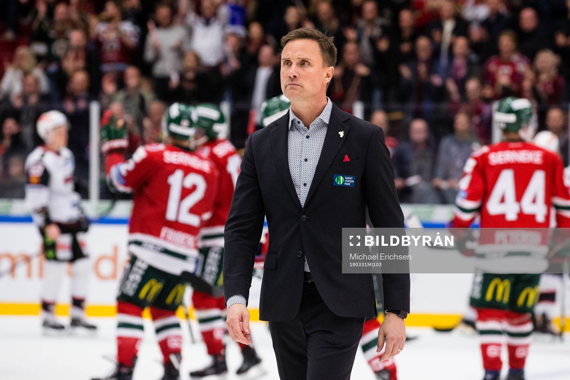 Frölundas tränare Roger Rönnberg