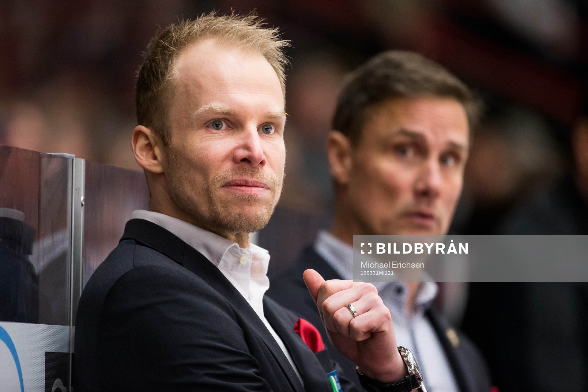 Frölundas assisterande tränare Johan Lundskog