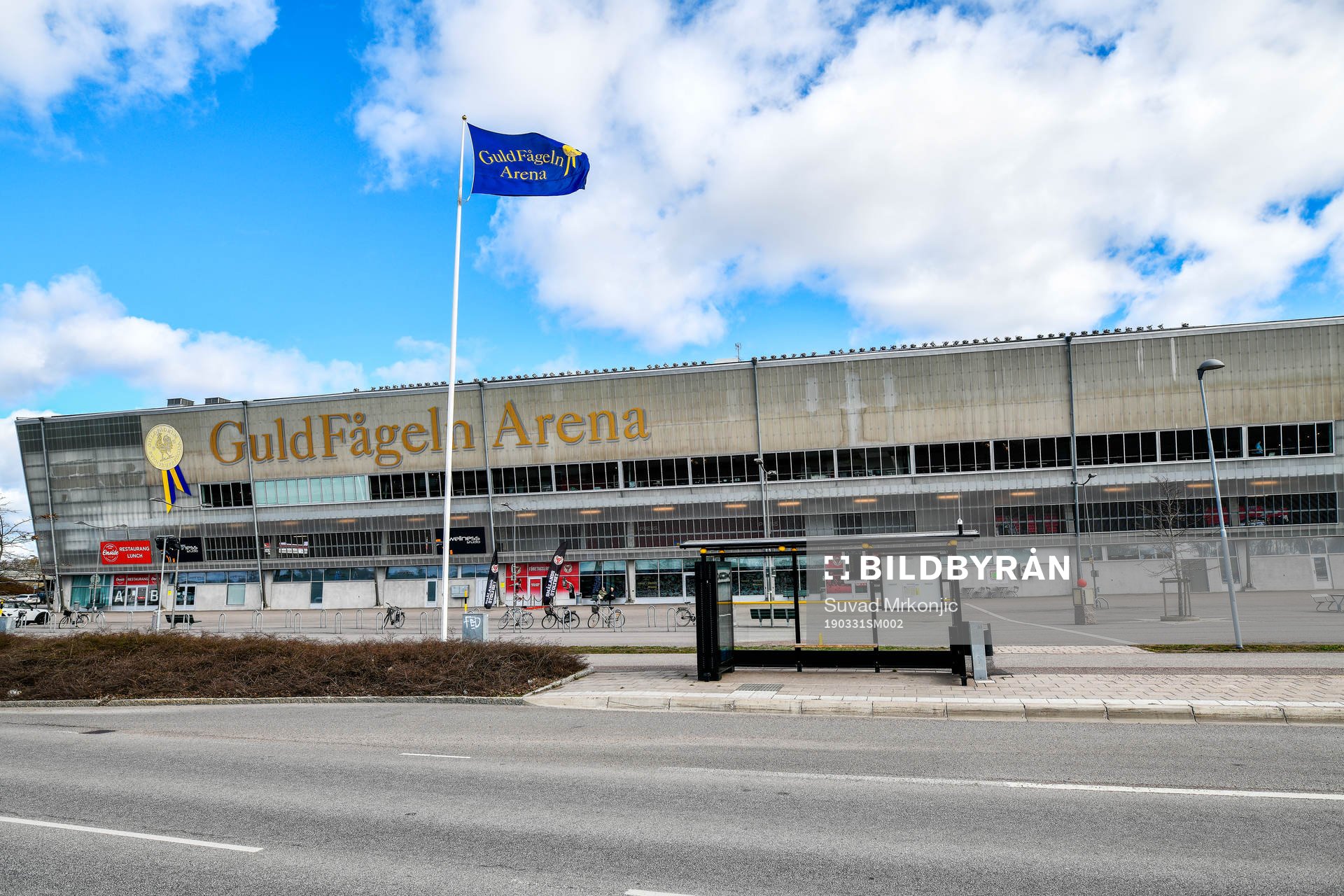 Exteriörbild av Guldfågeln Arena