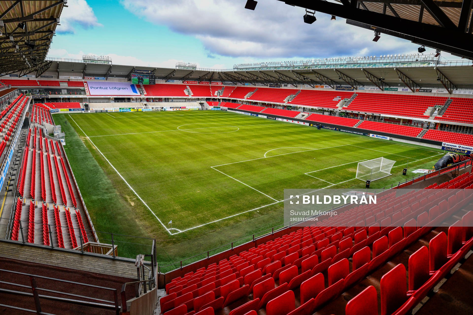 Interiörbild av Guldfågeln Arena