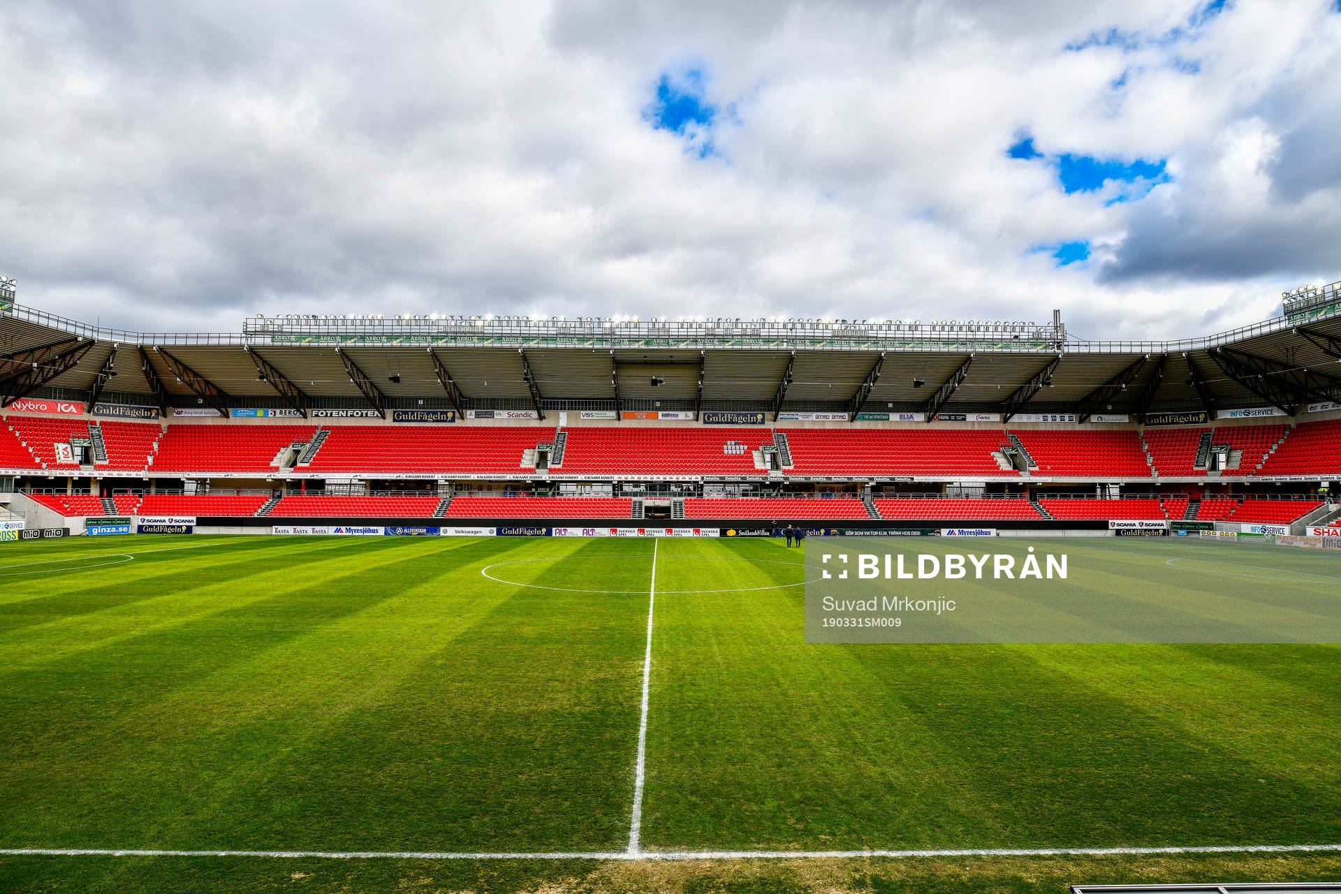 Interiörbild av Guldfågeln Arena