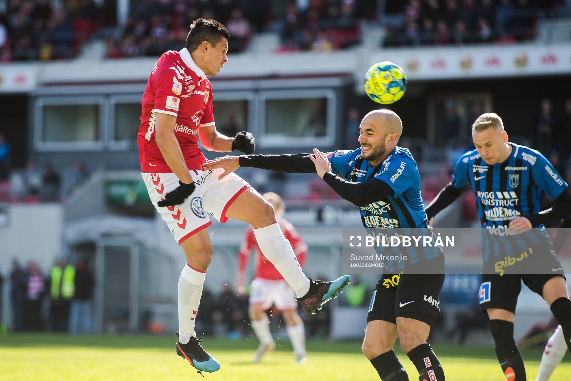 Kalmars Romário Pereira Sipião och Sirius Karl Larson