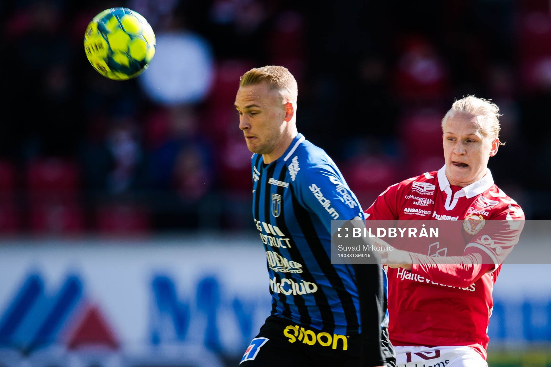 Kalmars Henrik Löfkvist och Sirius Adam Ståhl