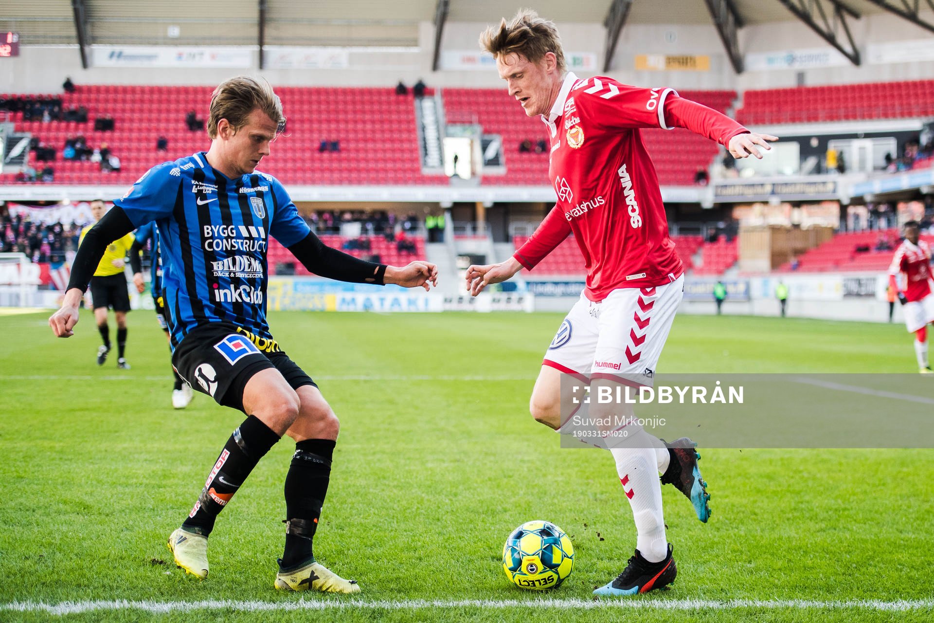 Sirius Tim Björkström och Kalmars Rasmus Elm