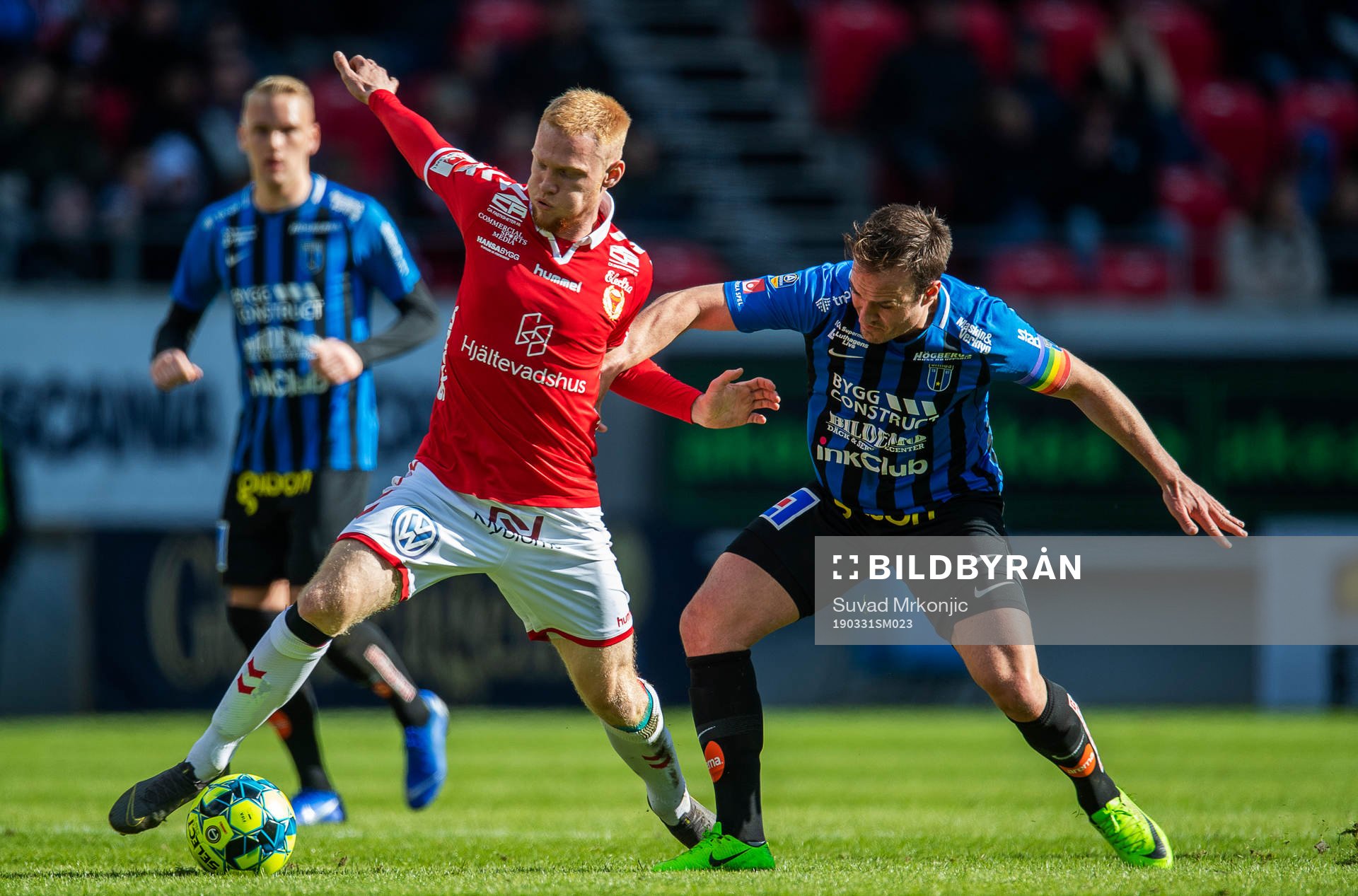 Kalmars Nils Fröling  och Sirius Niklas Busch Thor