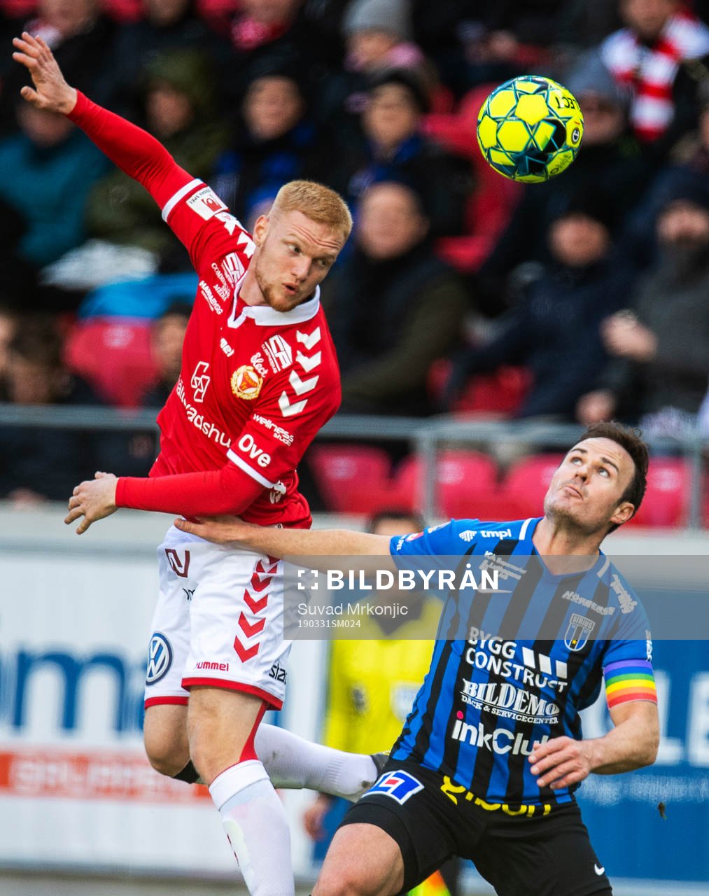 Kalmars Nils Fröling  och Sirius Niklas Busch Thor