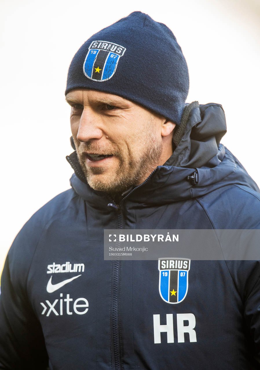 Sirius tränare Henrik Rydström
