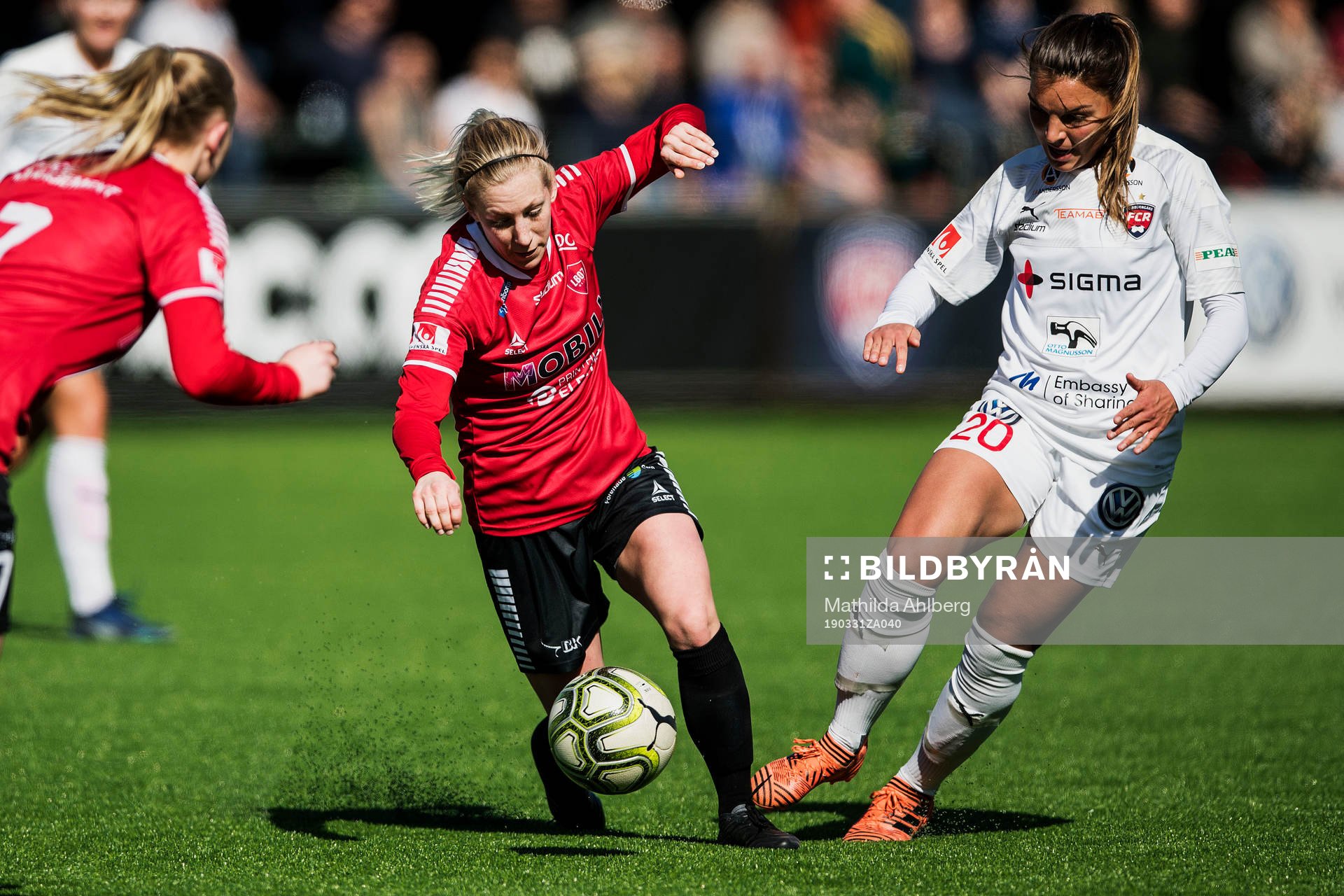Limhamn Bunkeflos Mia Persson och Rosengårds Johanna