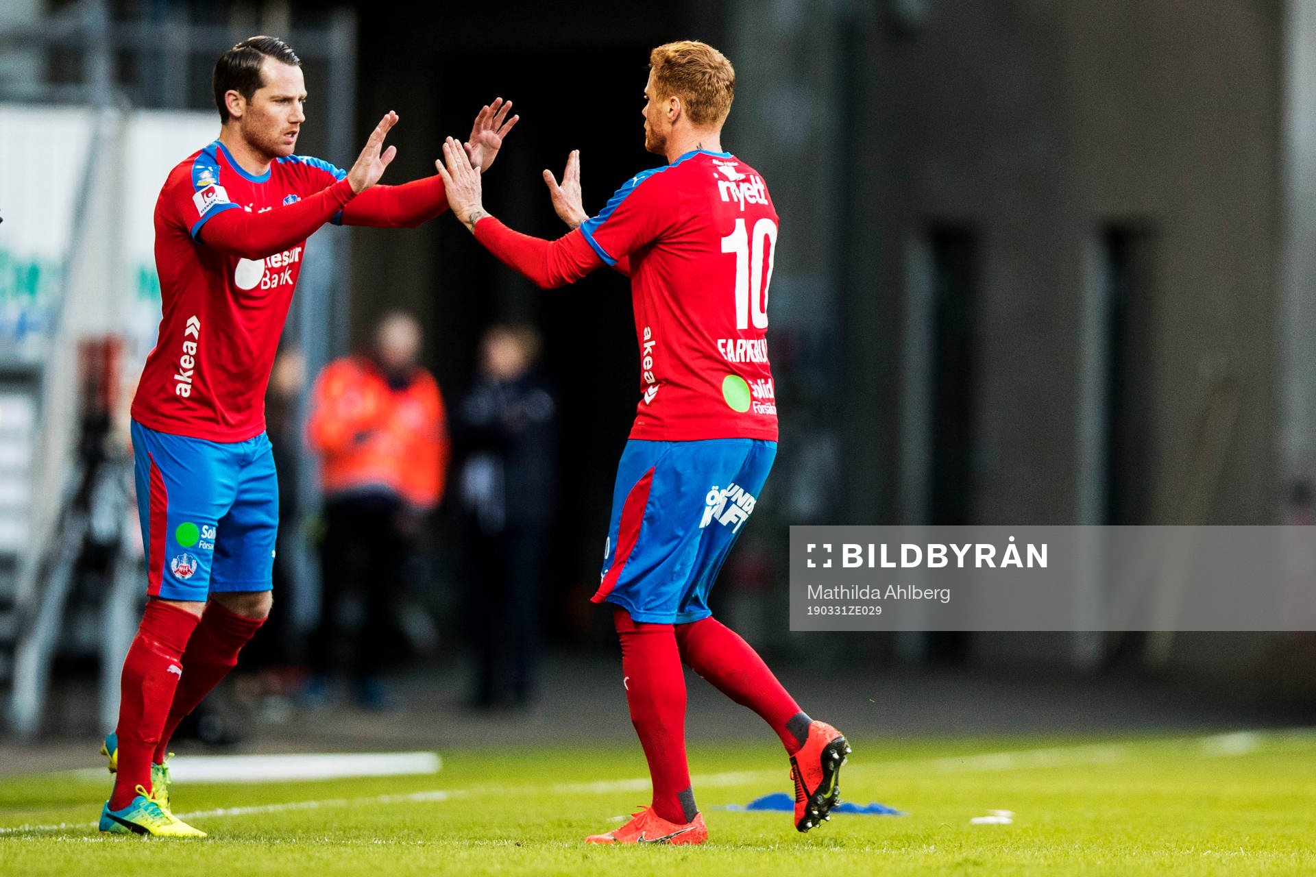 Helsingborgs Johan Persson och Alexander Farnerud
