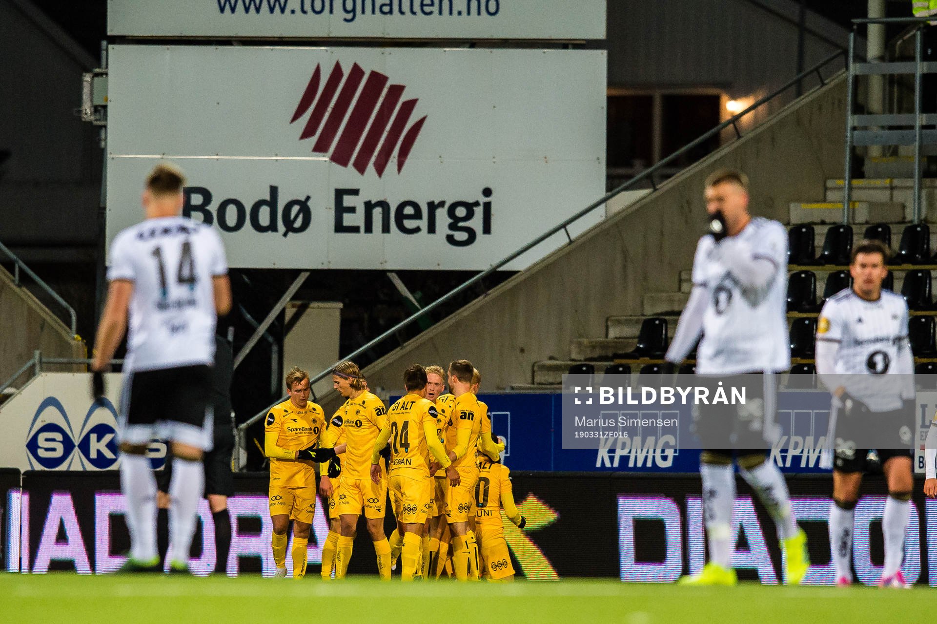 Amor Yonas Layouni of Bodø/Glimt celebrates
