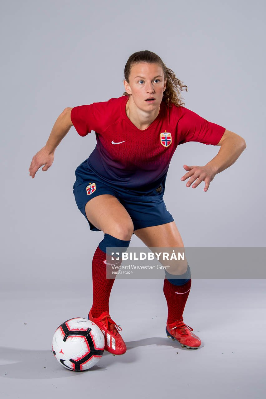 Synne Skinnes Hansen of Norway poses for a portrait