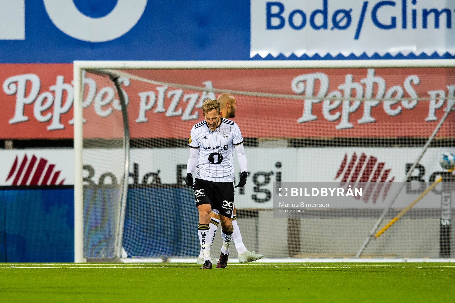 Gjermund Åsen of Rosenborg reacts