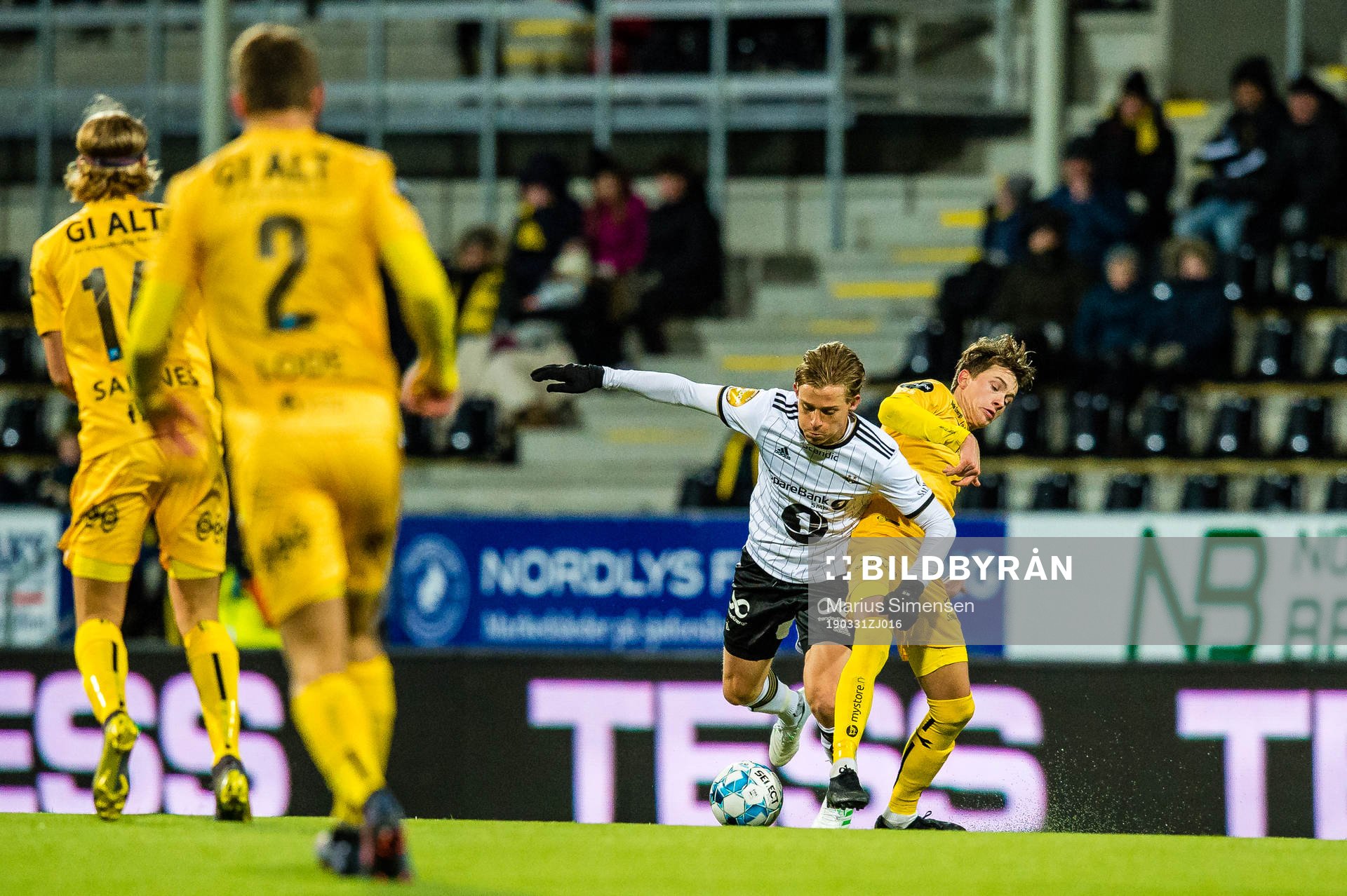 Yann-Erik Randa Bahezre de Lanlay of Rosenborg and Håkon
