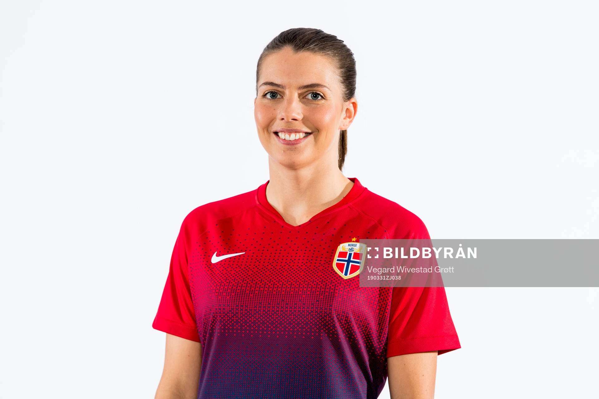 Cecilie Redisch Kvamme of Norway poses for a portrait