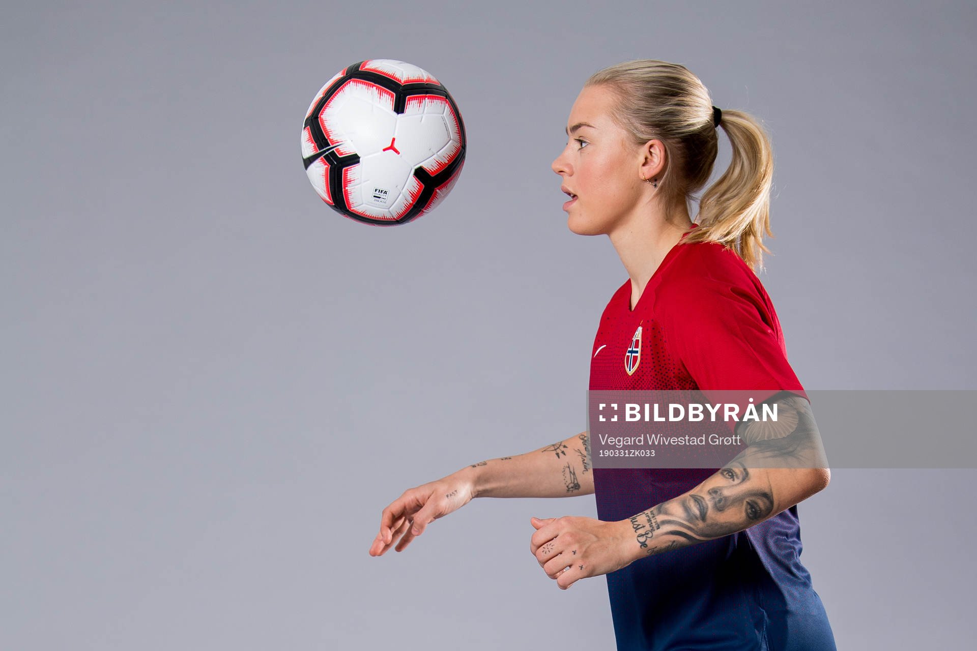 Marie Dølvik Markussen of Norway poses for a portrait