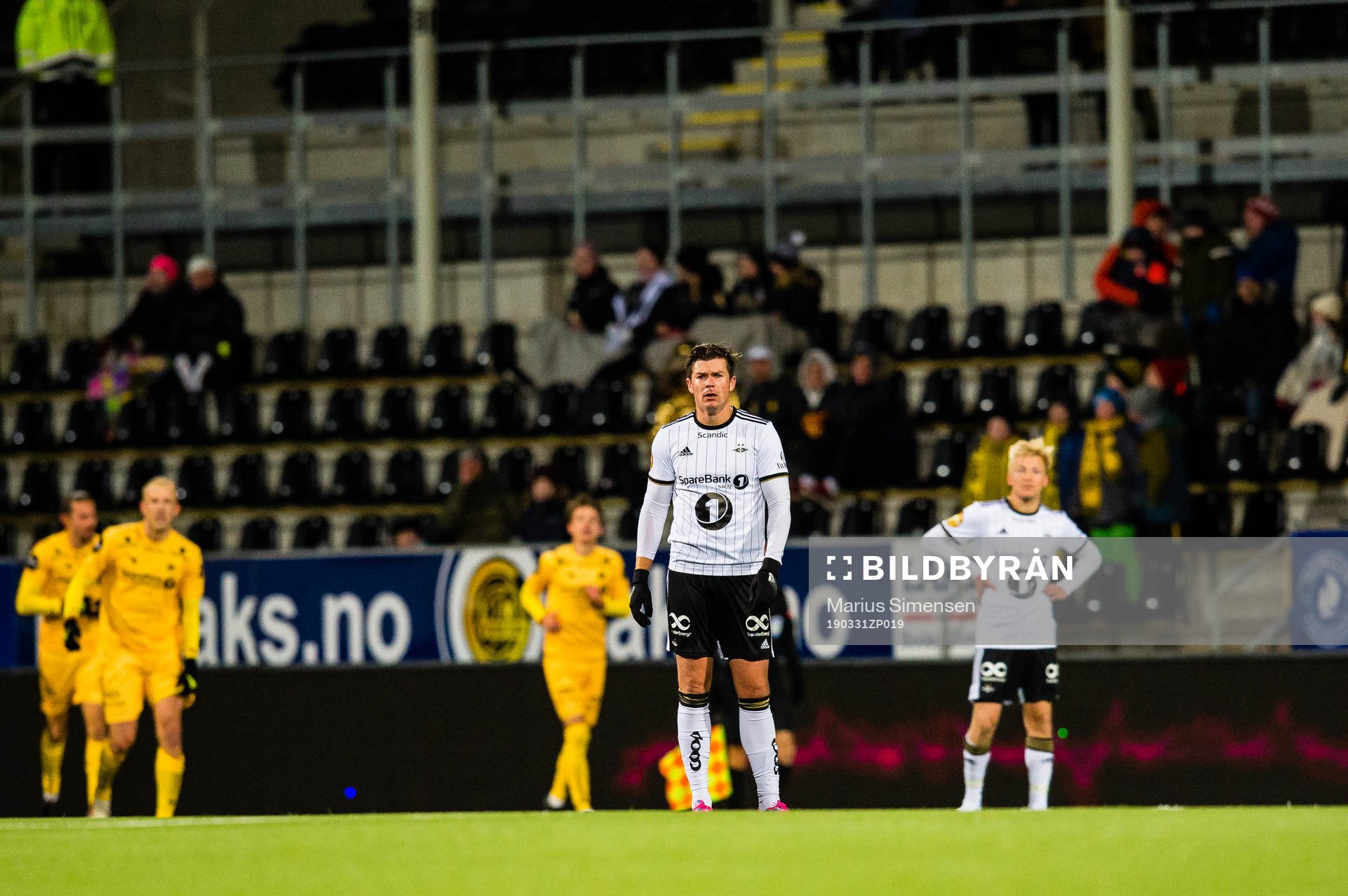 Pål Andre Helland of Rosenborg looks dejected