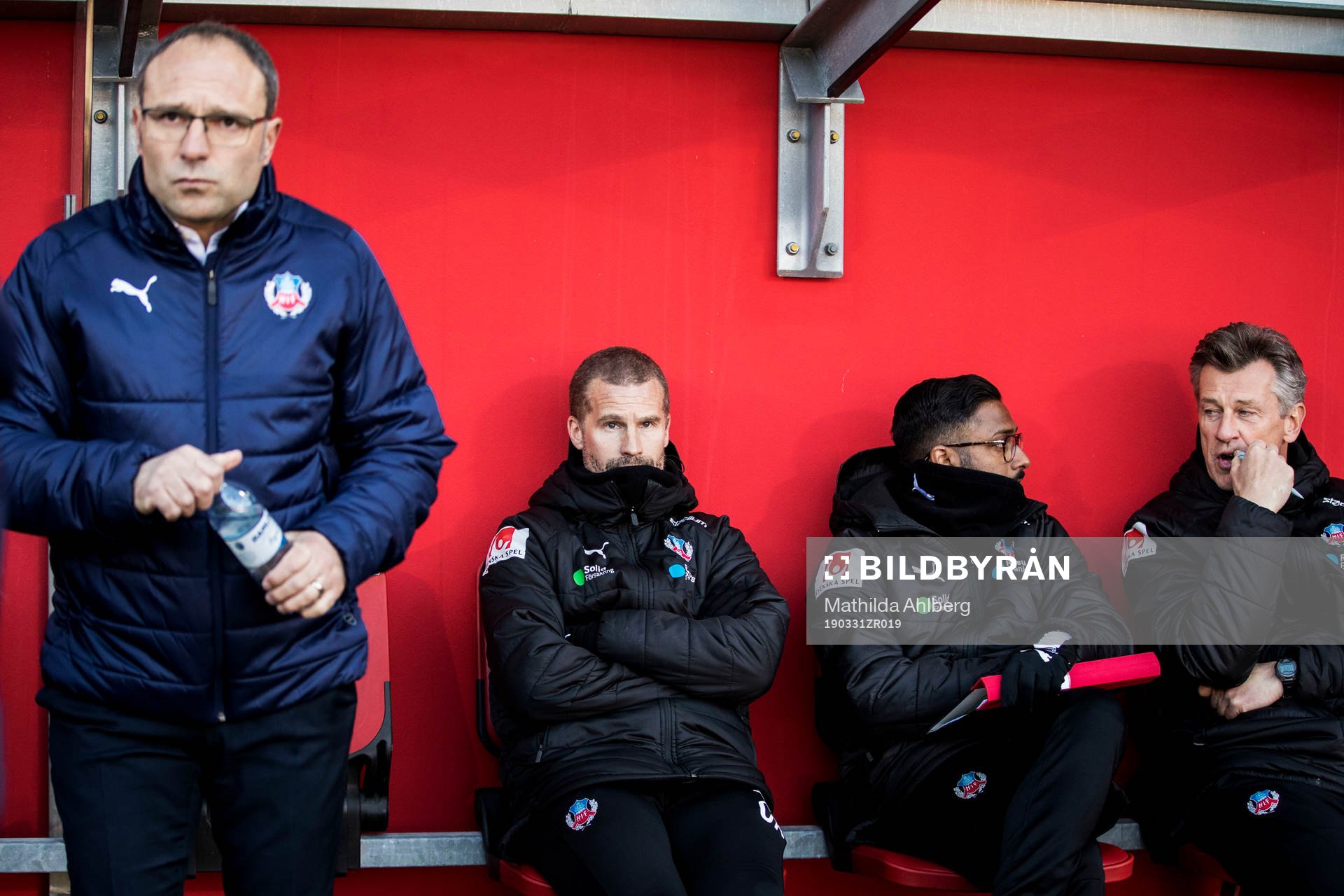 Helsingborgs tränare Per-Ola Ljung, assisterande tränare
