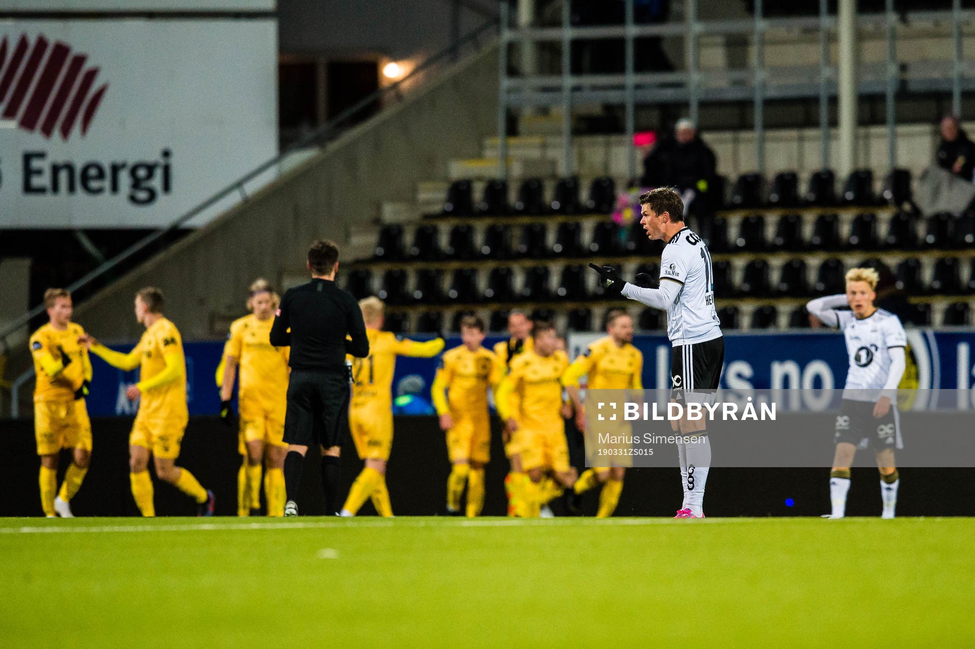 Pål Andre Helland of Rosenborg looks dejected