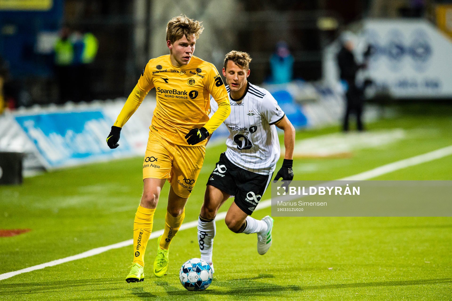 Jens Petter Hauge of Bodø/Glimt and Vegar Eggen Hedenstad