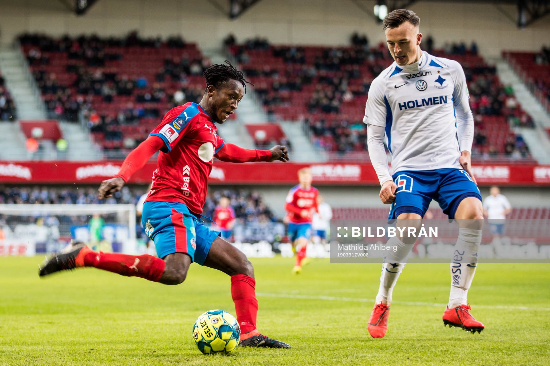 Helsingborgs Mamudu Moro och IFK Norrköpings Henrik