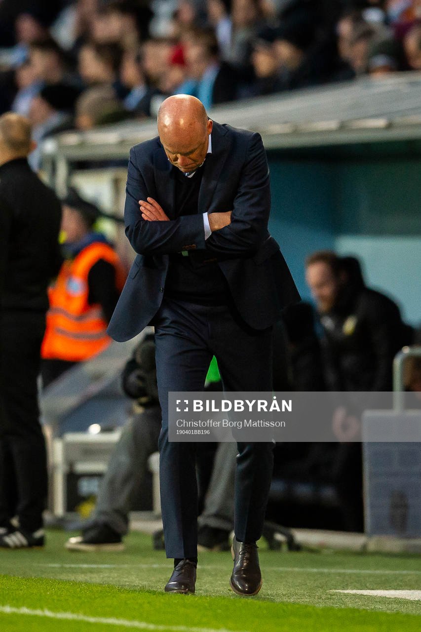 Malmö FFs tränare Uwe Rösler deppar