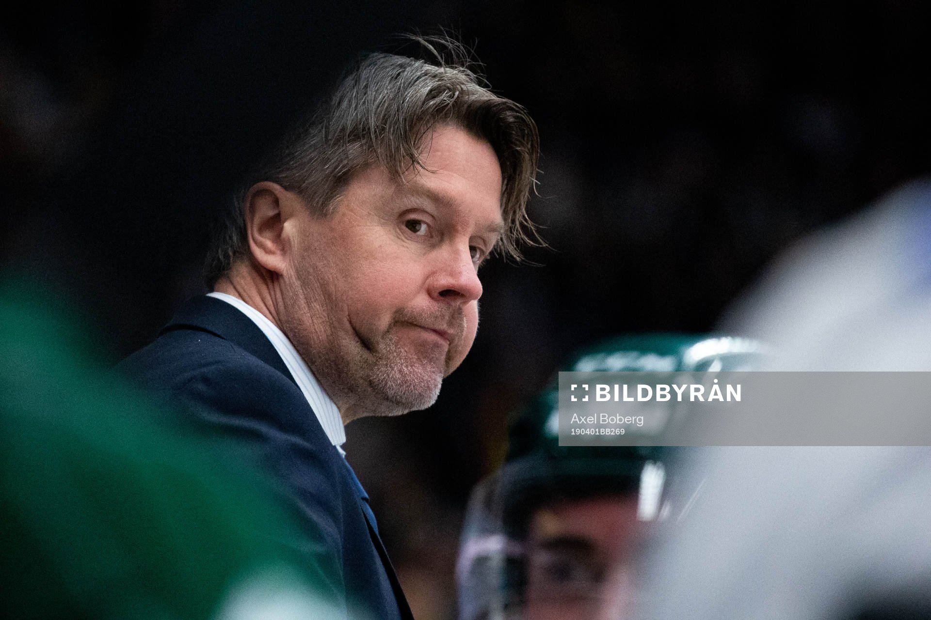 Färjestads assisterande tränare Anders Karlsson deppar